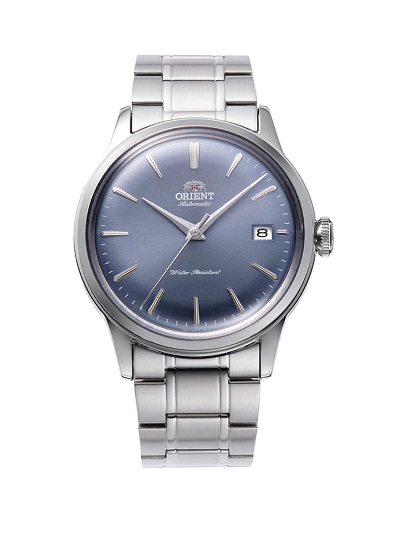 Orient Bambino Automatic 38mm Light Blue Dial Stainless Steel Case and Bracelet