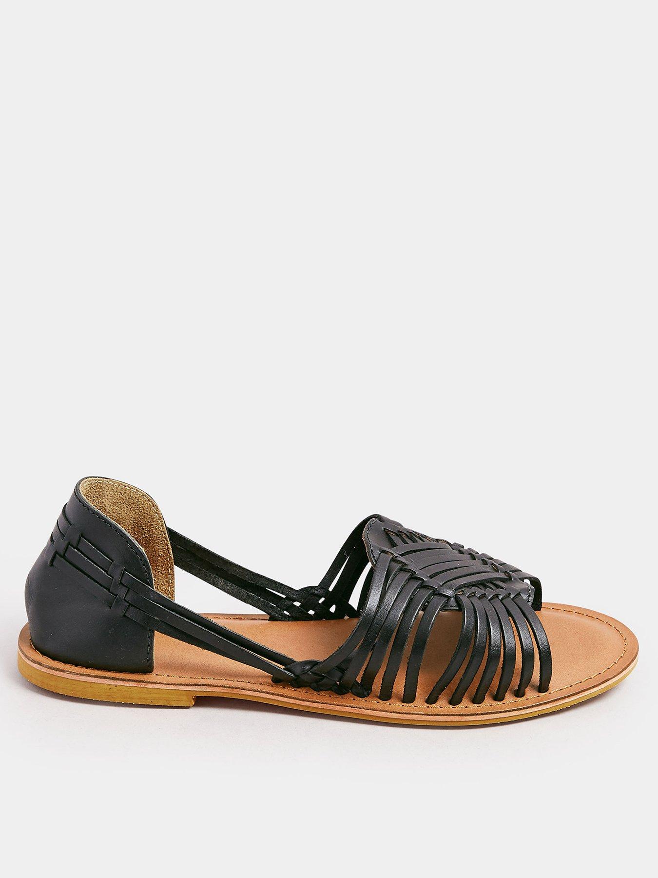  image of yours-wide-fit-woven-leather-flat-pumps