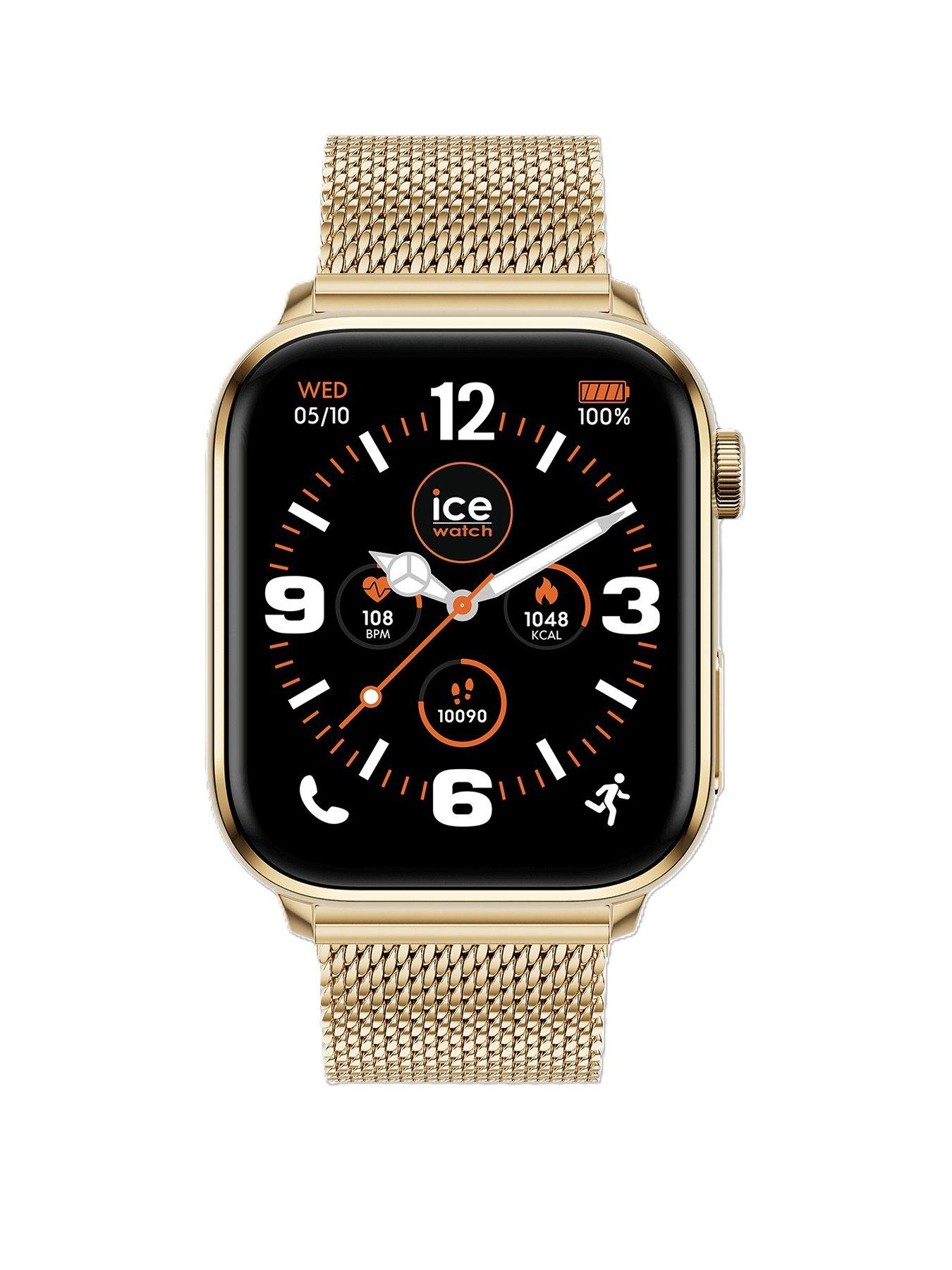 Ice Watch Ice-Watch Smart 3.0, 1.78" Gold IP Case Gold IP Milanese