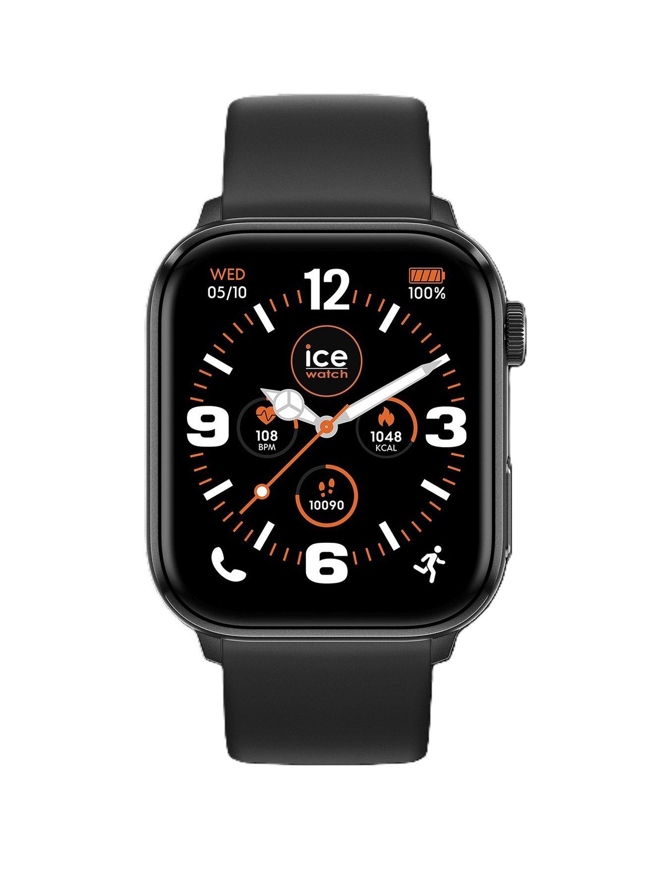 Ice Watch Ice-Watch Smart 3.0, 1.78" Black IP Case Black Silicone Strap