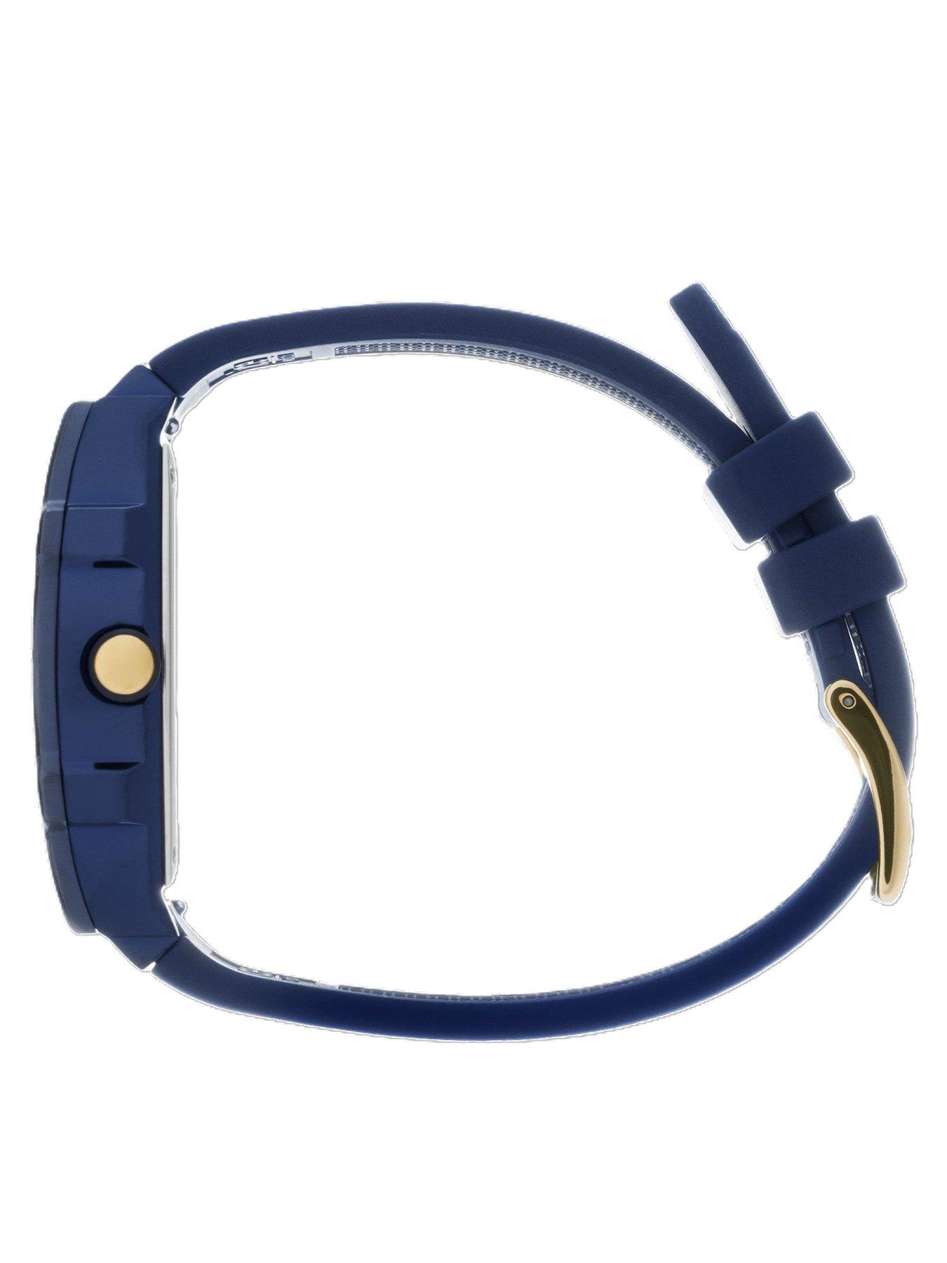  image of ice-watch-ice-watch-mens-boliday-skeleton-blue-ip-on-steel-blue-dial-blue-silicone-strap