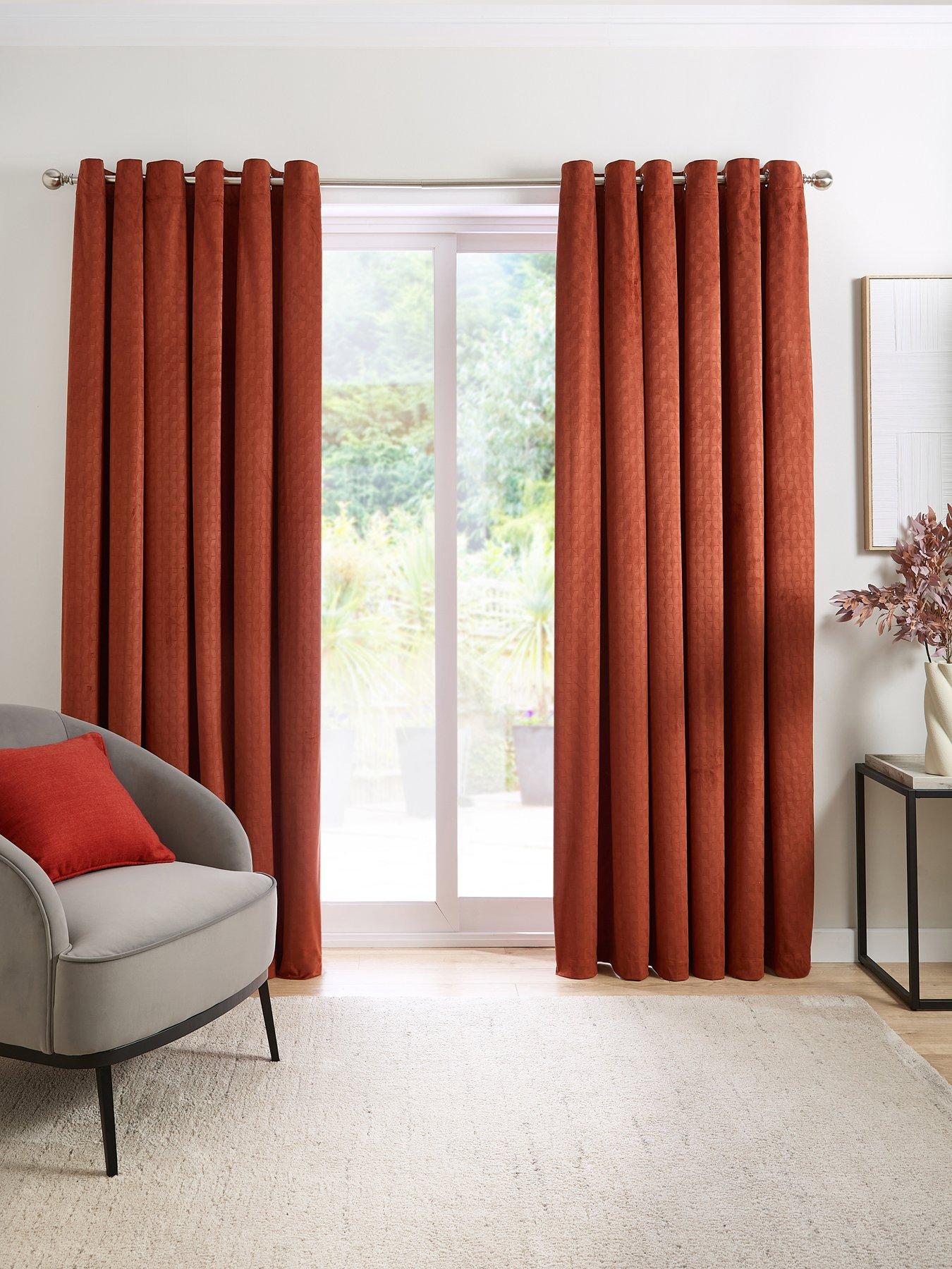 Image 1 of 5 of The Very Collection Kyoto Thermal Eyelet Curtains