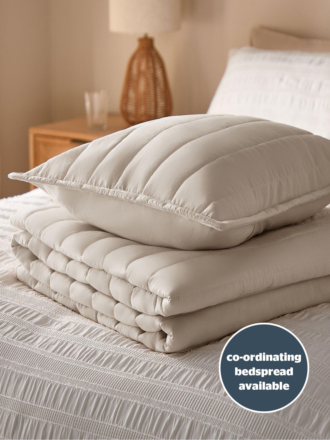 Image 3 of 7 of Silentnight Supersoft Quilted Cushion 45cm X 45cm - Natural