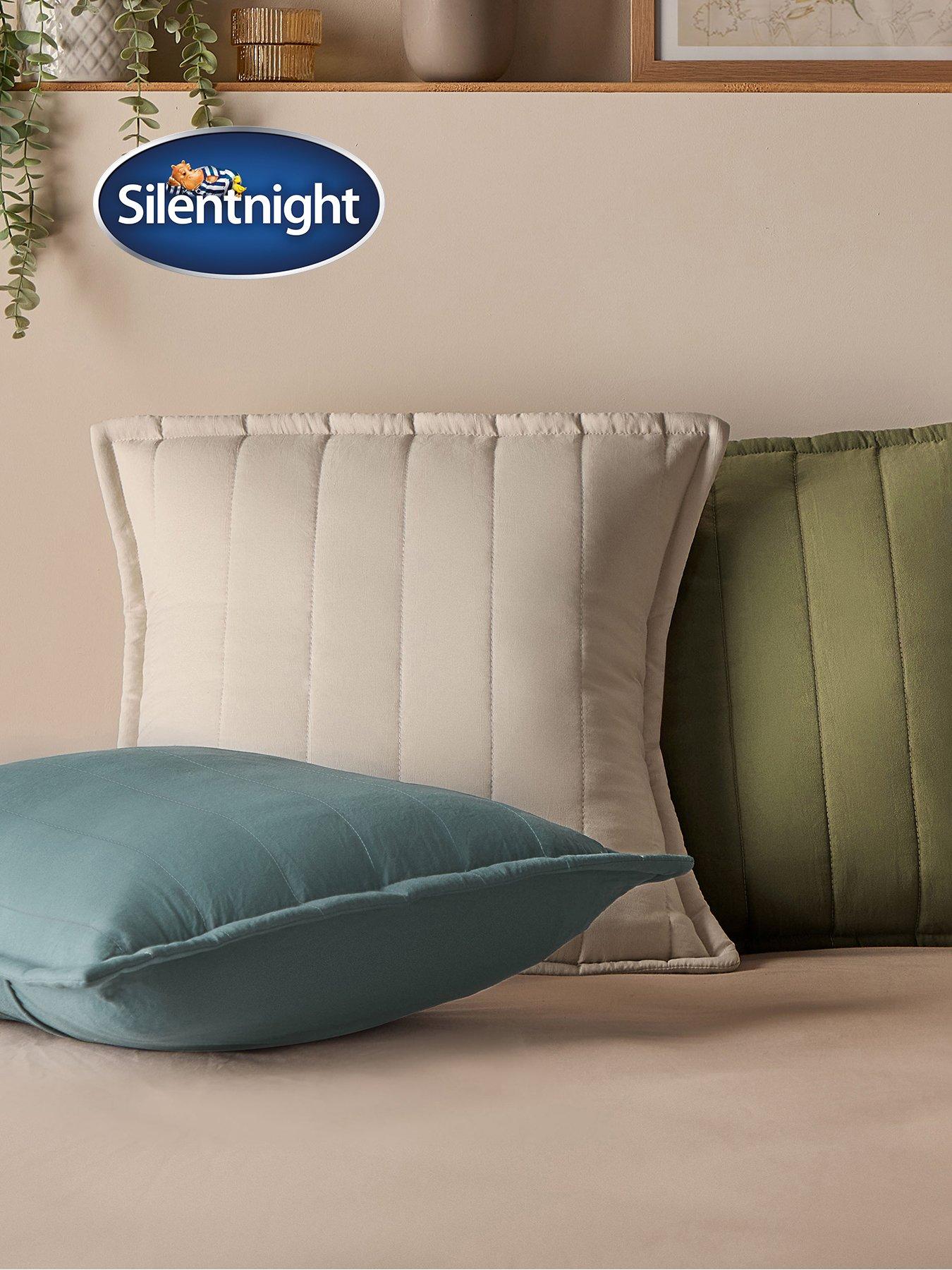 Image 4 of 7 of Silentnight Supersoft Quilted Cushion 45cm X 45cm - Natural
