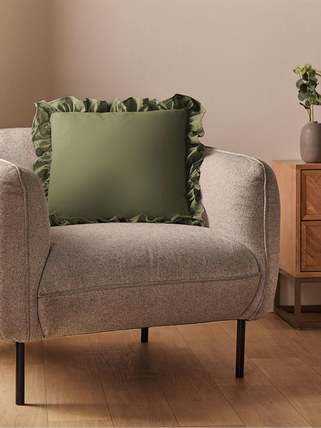 Silentnight Supersoft Ruffle Edge Cushion 45cm X 45cm