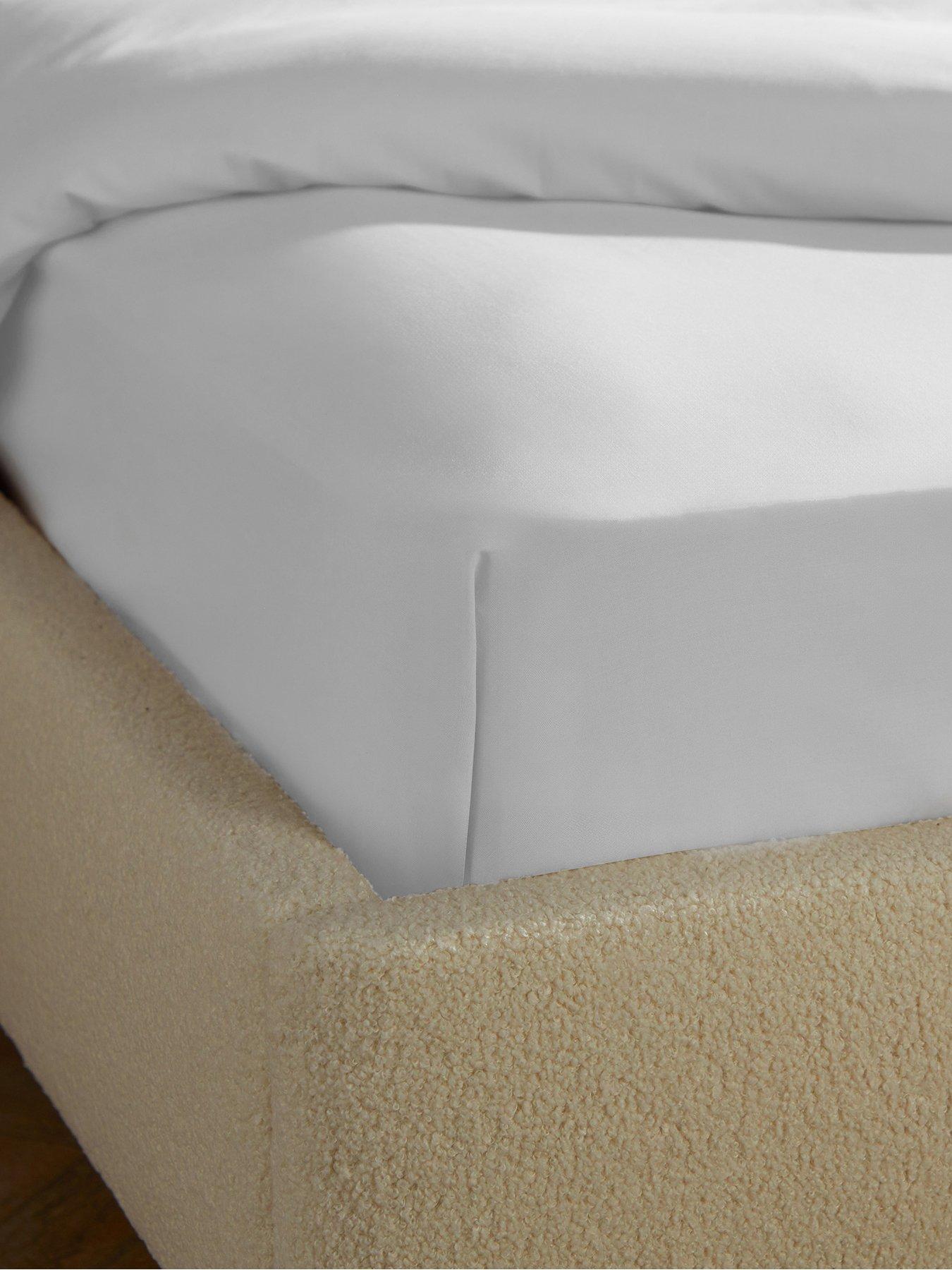 front image of silentnight-100-brushed-cotton-fitted-sheet