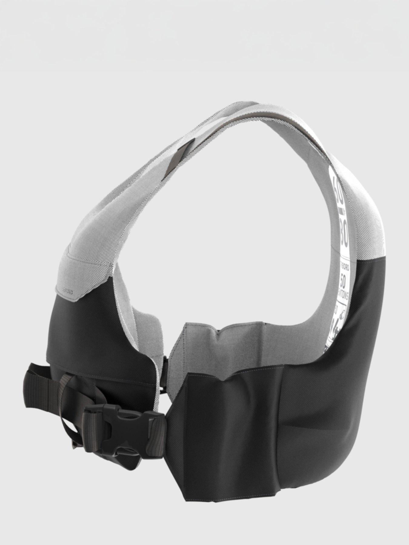  image of decathlon-buoyancy-life-jacket-50-newtons-for-sailing-black