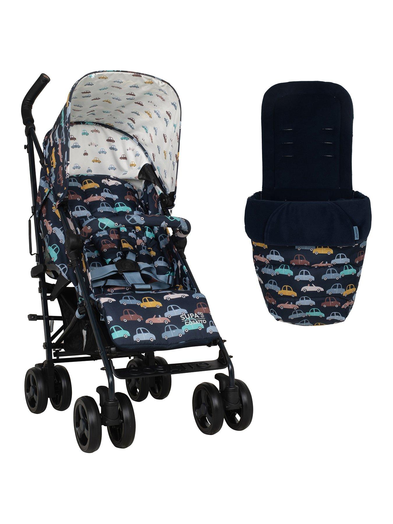 Cosatto Supa 3 Stroller with footmuff (0-25kg) - Beep Beep