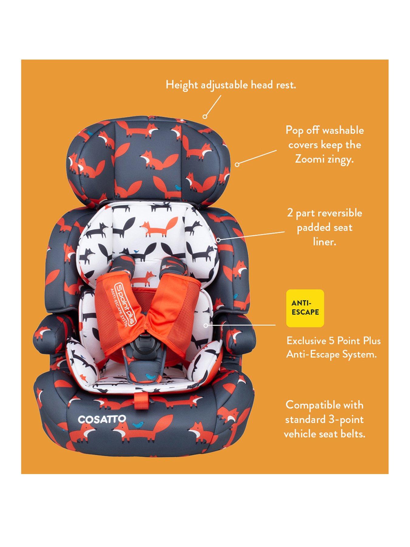  image of cosatto-zoomi-car-seat-charcoal-lighthearted