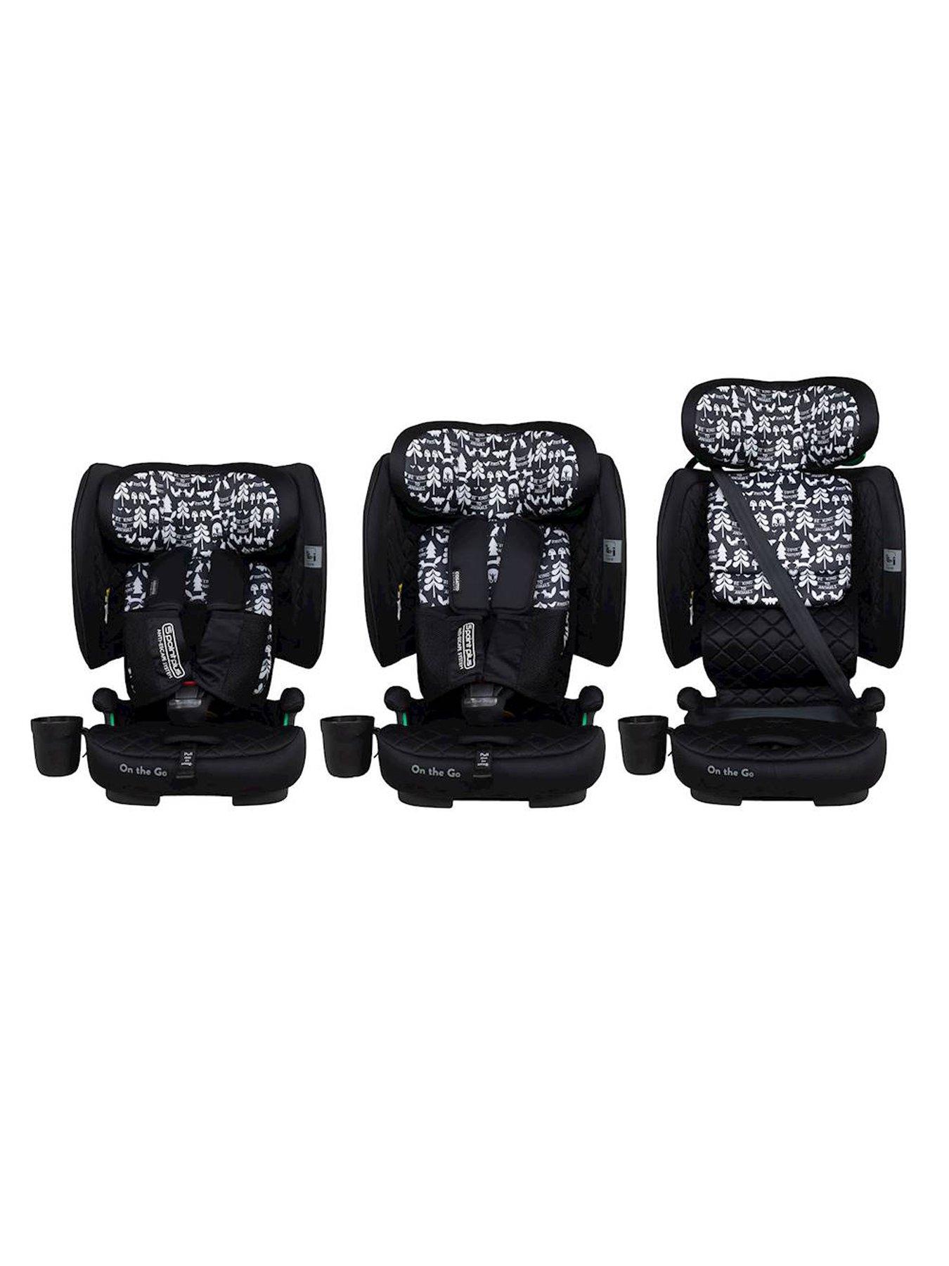 Image 3 of 8 of Cosatto On The Go iSize Foldable Travel Car Seat (76-150cm) - Silhouette