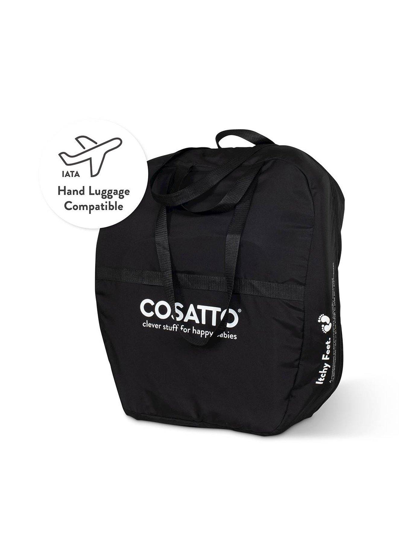 Image 6 of 8 of Cosatto On The Go iSize Foldable Travel Car Seat (76-150cm) - Silhouette