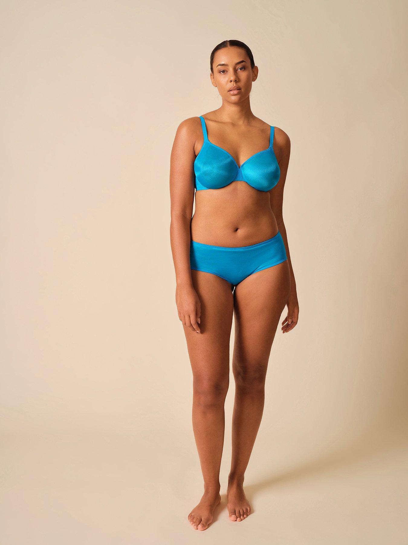  image of gossard-glossies-sheer-bra-atomic-blue