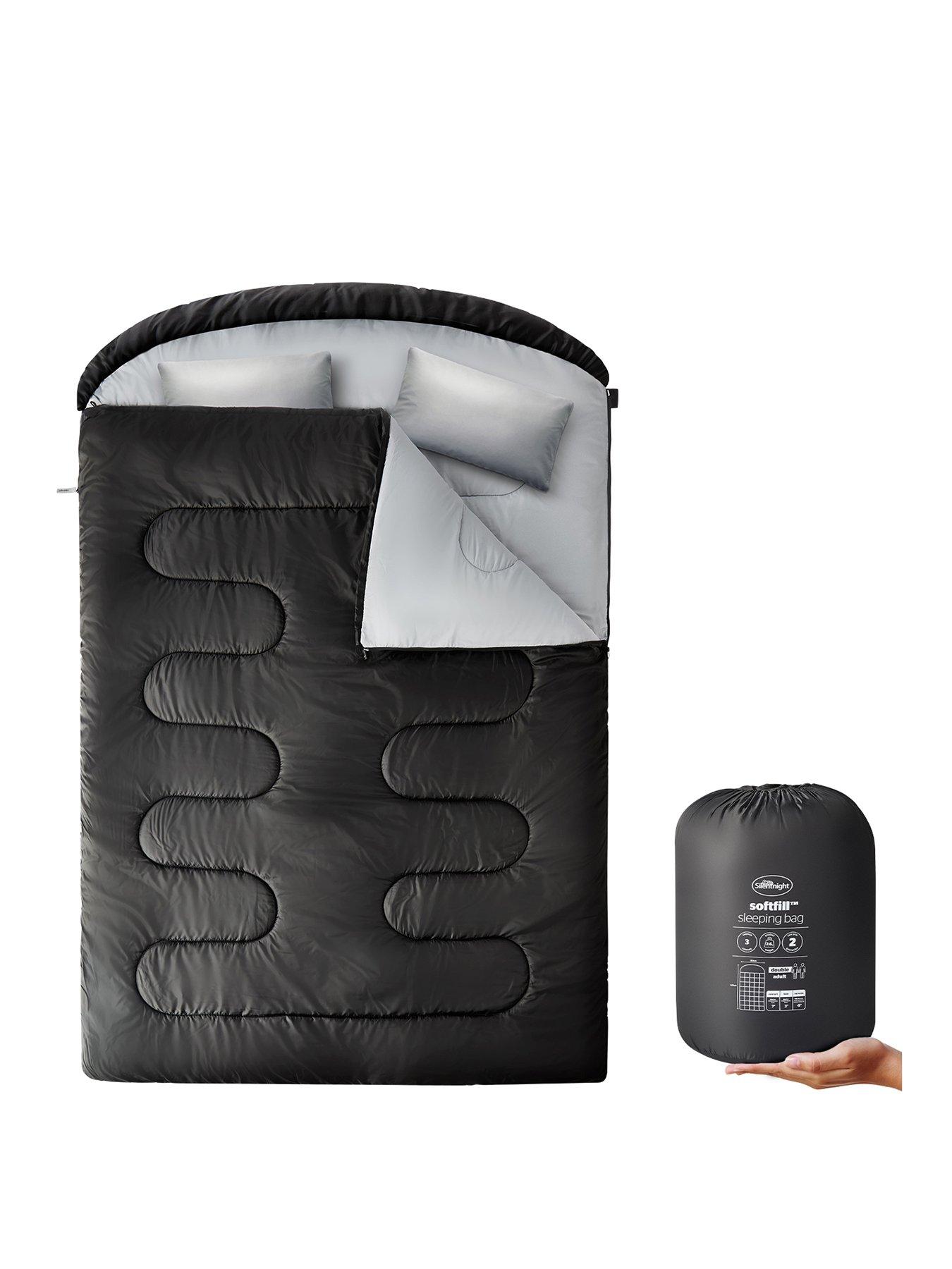 undefined Camping Collection Adult Sleeping Bag - Black - Double Size