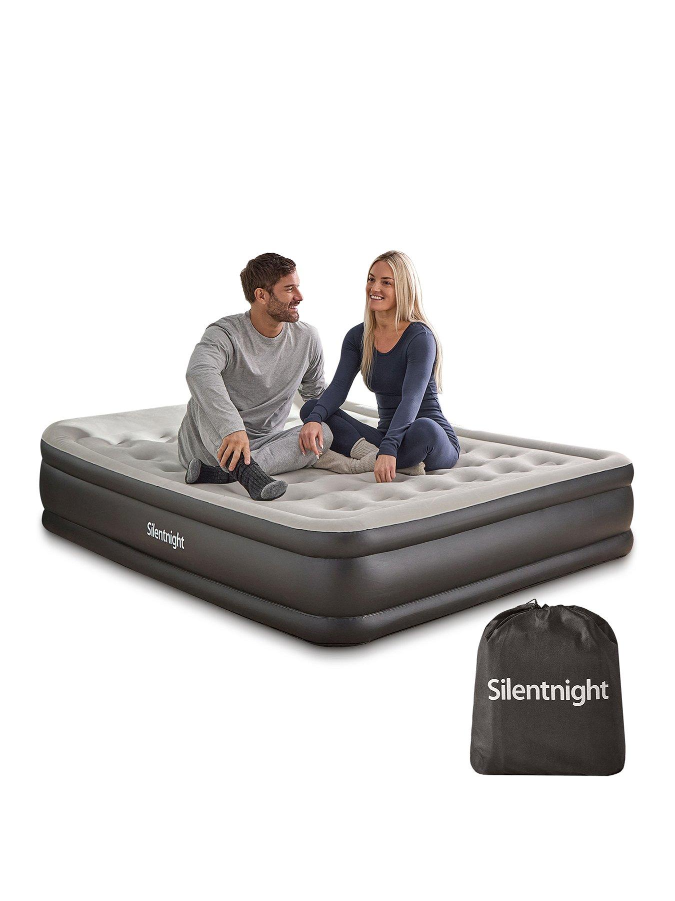  image of silentnight-camping-collection-ultimate-deep-sleep-flocked-airbed-built-in-electric-pump-extra-deep-king-size