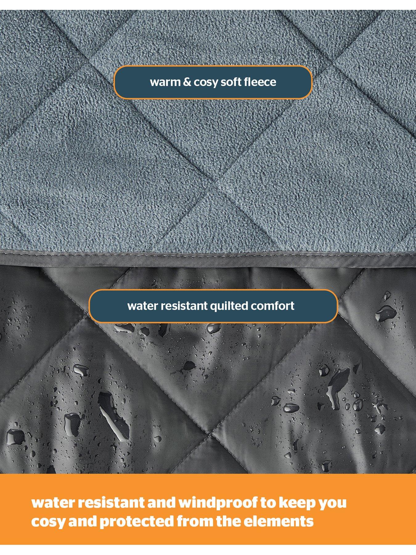  image of silentnight-camping-collection-quilted-water-resistant-200cm-x-145cm-travel-blanket-black