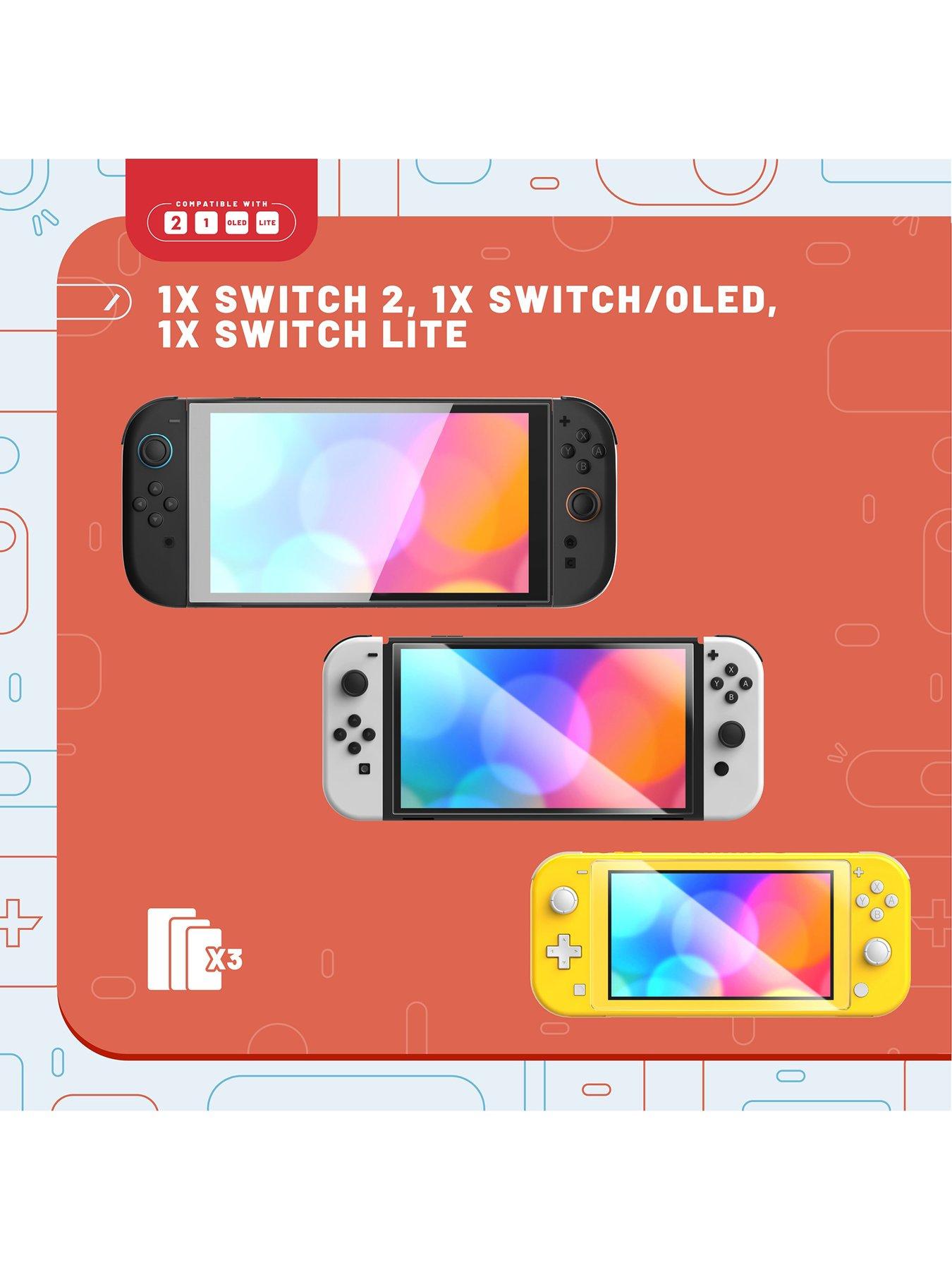 Image 5 of 7 of Stealth Screen Protector for Switch 2, Switch OLED, Switch Lite - Triple Pack