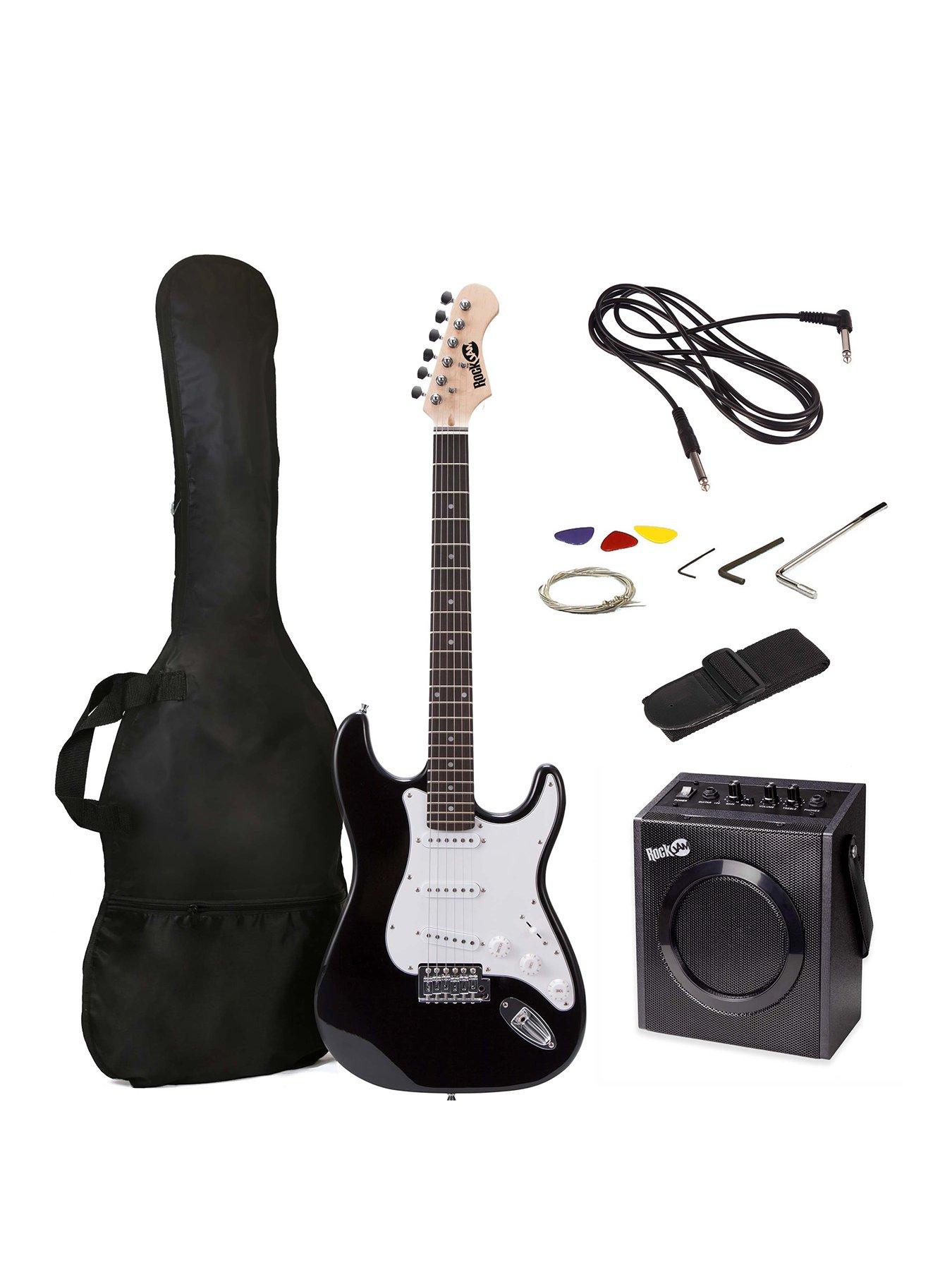 rockjam-electric-guitar-superkit-with-10-watt-amp-gig-bag-picks-amp-lessons