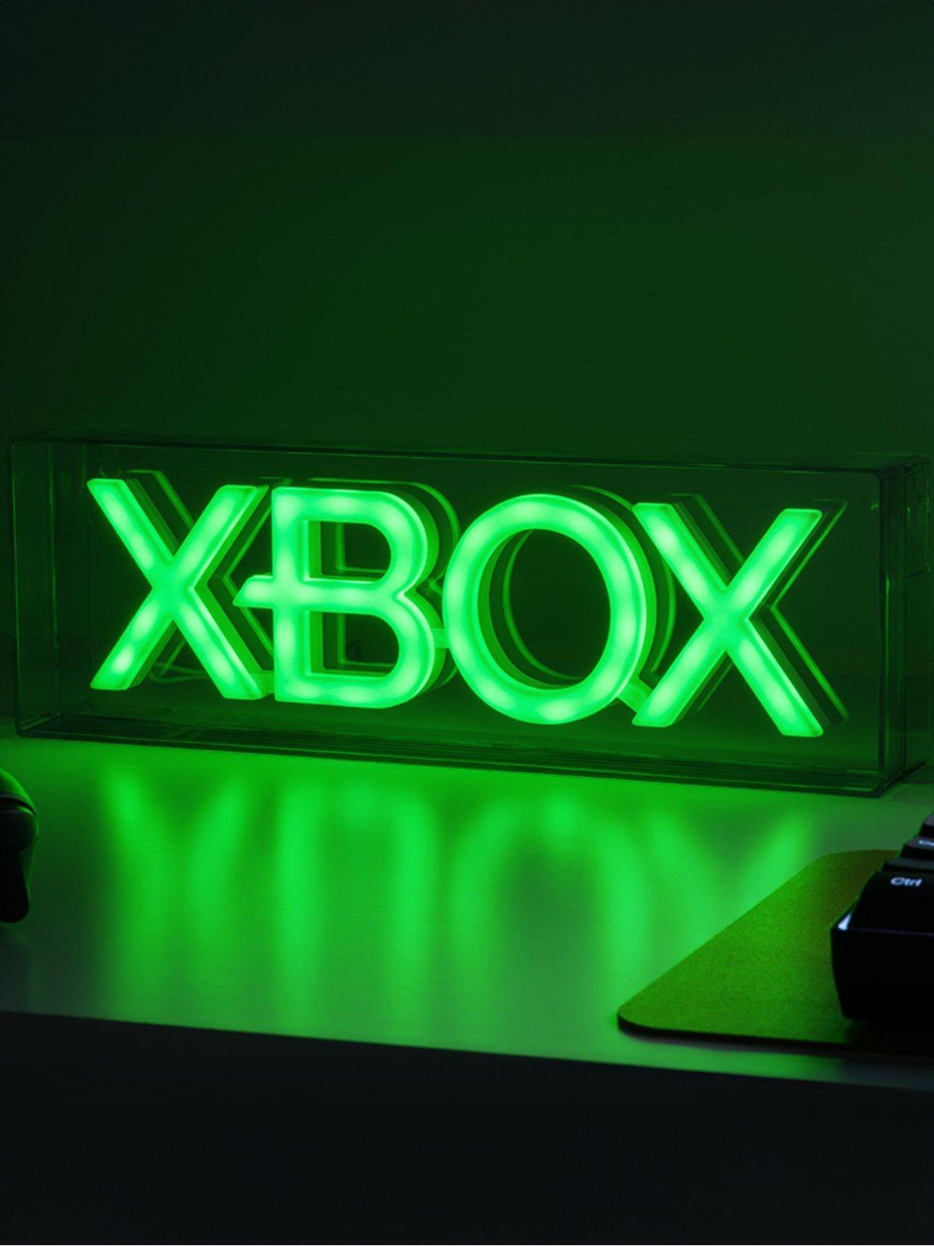 Xbox Logo Led Neon Light - Officially Licensed Free Standing Or Wall Mountable Light Sign - Game Room Accessories And Decor For Gamers