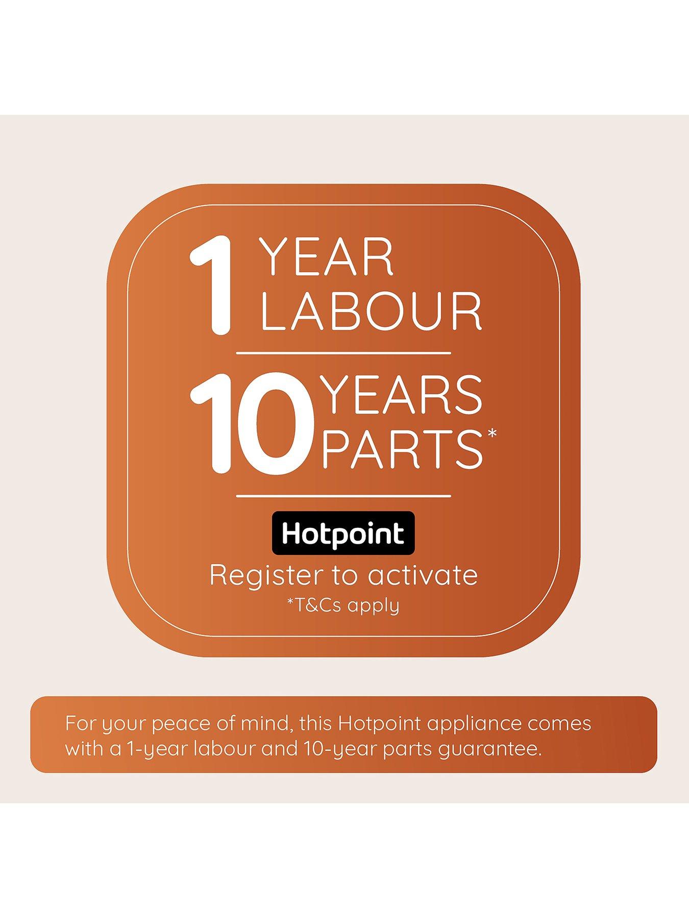 Image 5 of 5 of Hotpoint H55Z1112XUK Freestanding Undercounter Freezer - Stainless Steel