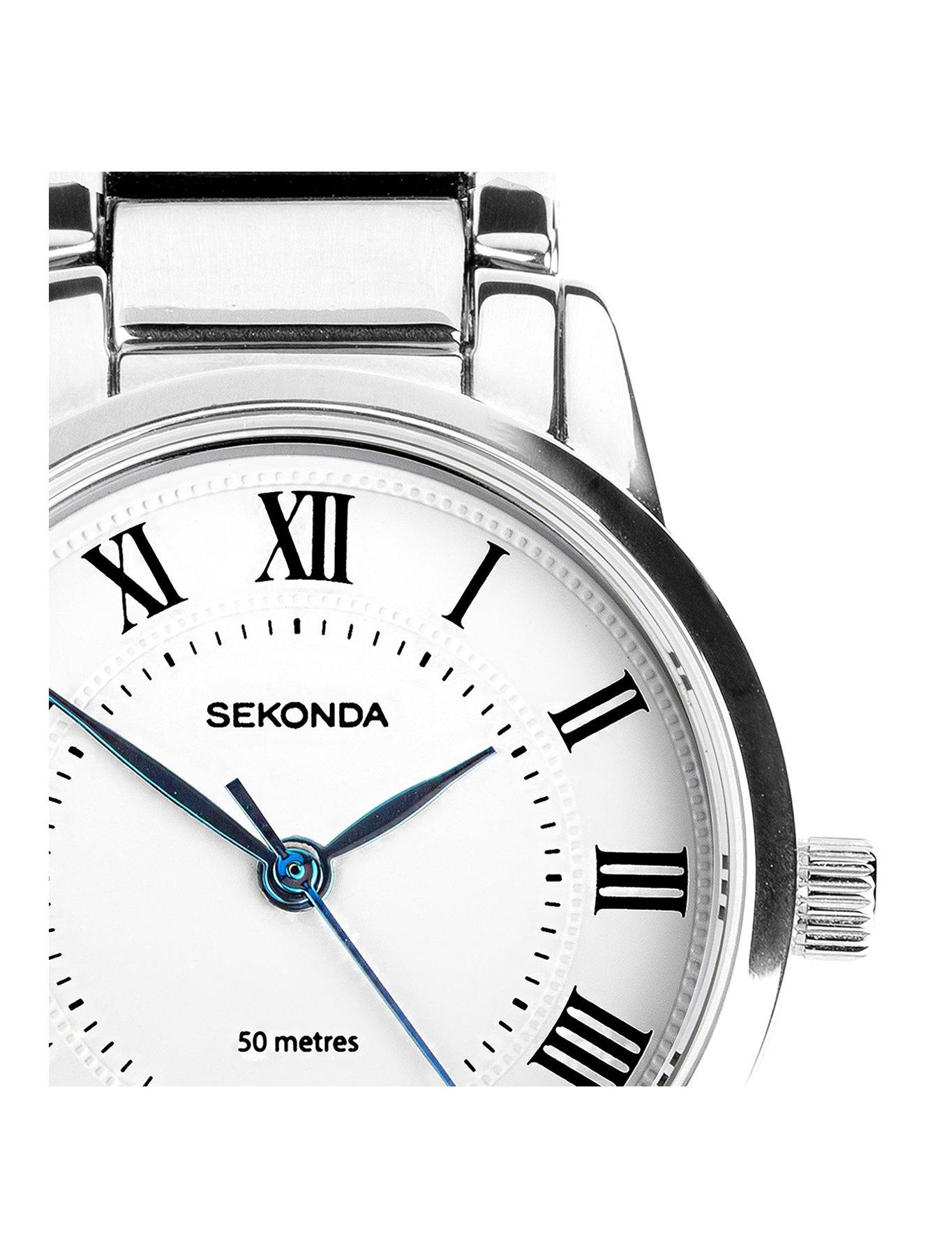 Image 2 of 7 of Sekonda Womens Beaumont Silver Alloy Bracelet with White Dial Analogue Watch