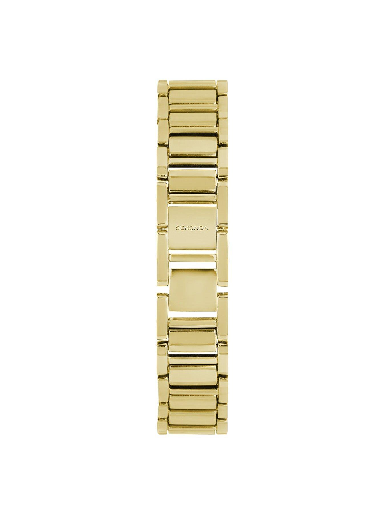 Image 7 of 7 of Sekonda Womens Beaumont Gold Alloy Bracelet with White Dial Analogue Watch