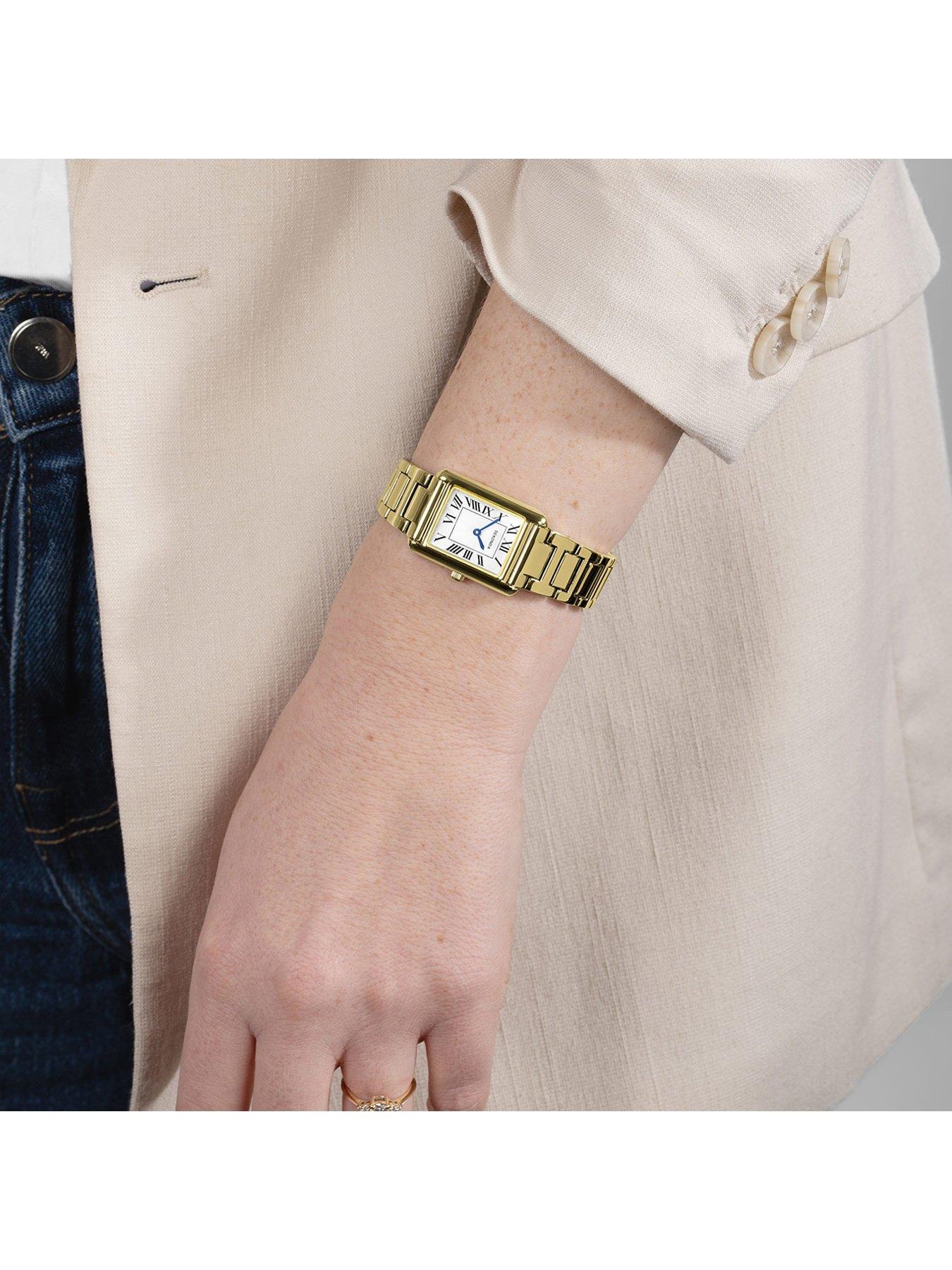 Image 3 of 7 of Sekonda Womens Colette Gold Alloy Bracelet with White Dial Analogue Watch