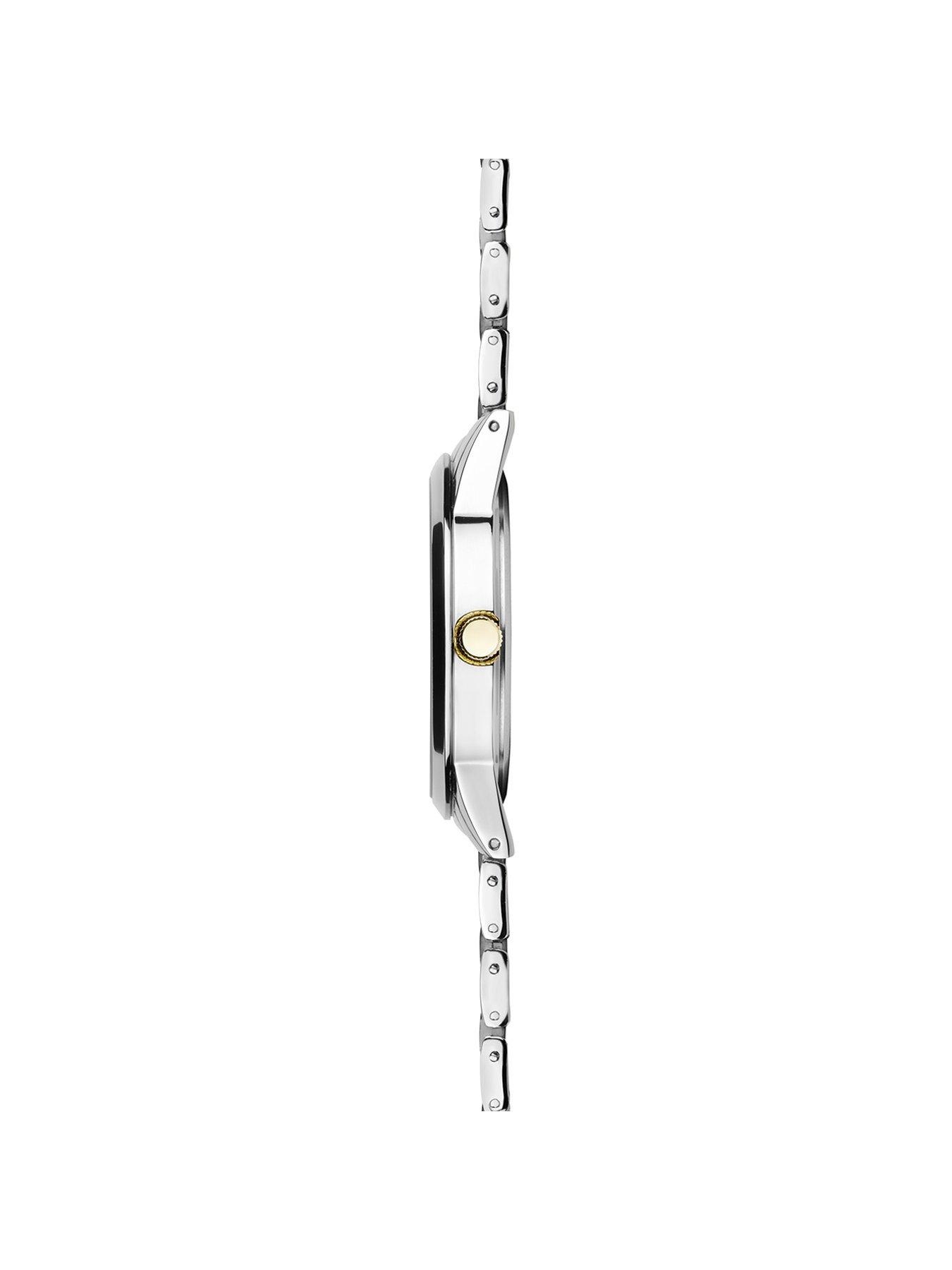 Image 4 of 7 of Sekonda Mens Beaumont Two Tone Alloy Bracelet with White Dial Analogue Watch