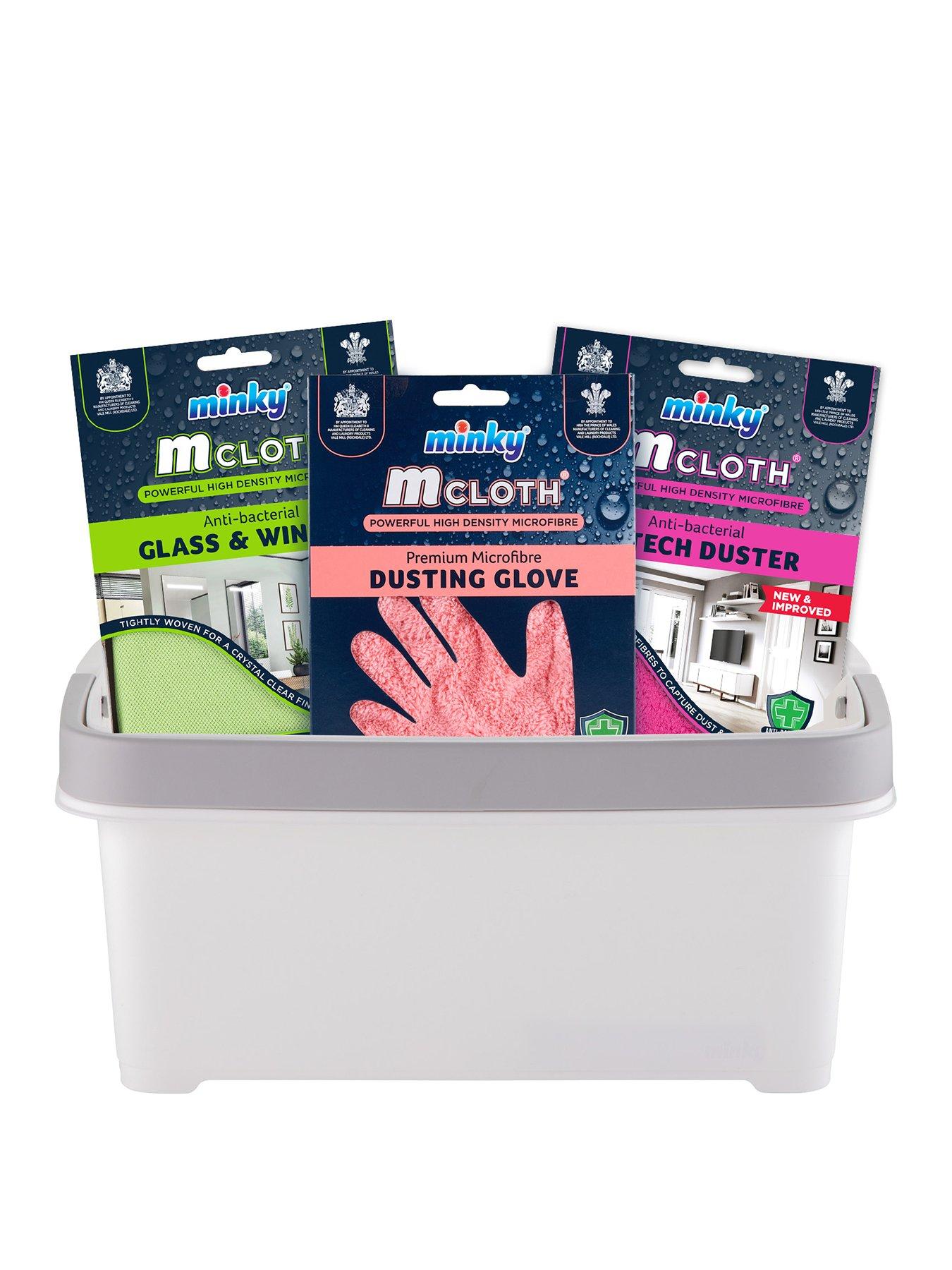 undefined Storage Caddy With Cleaning Cloths Bundle