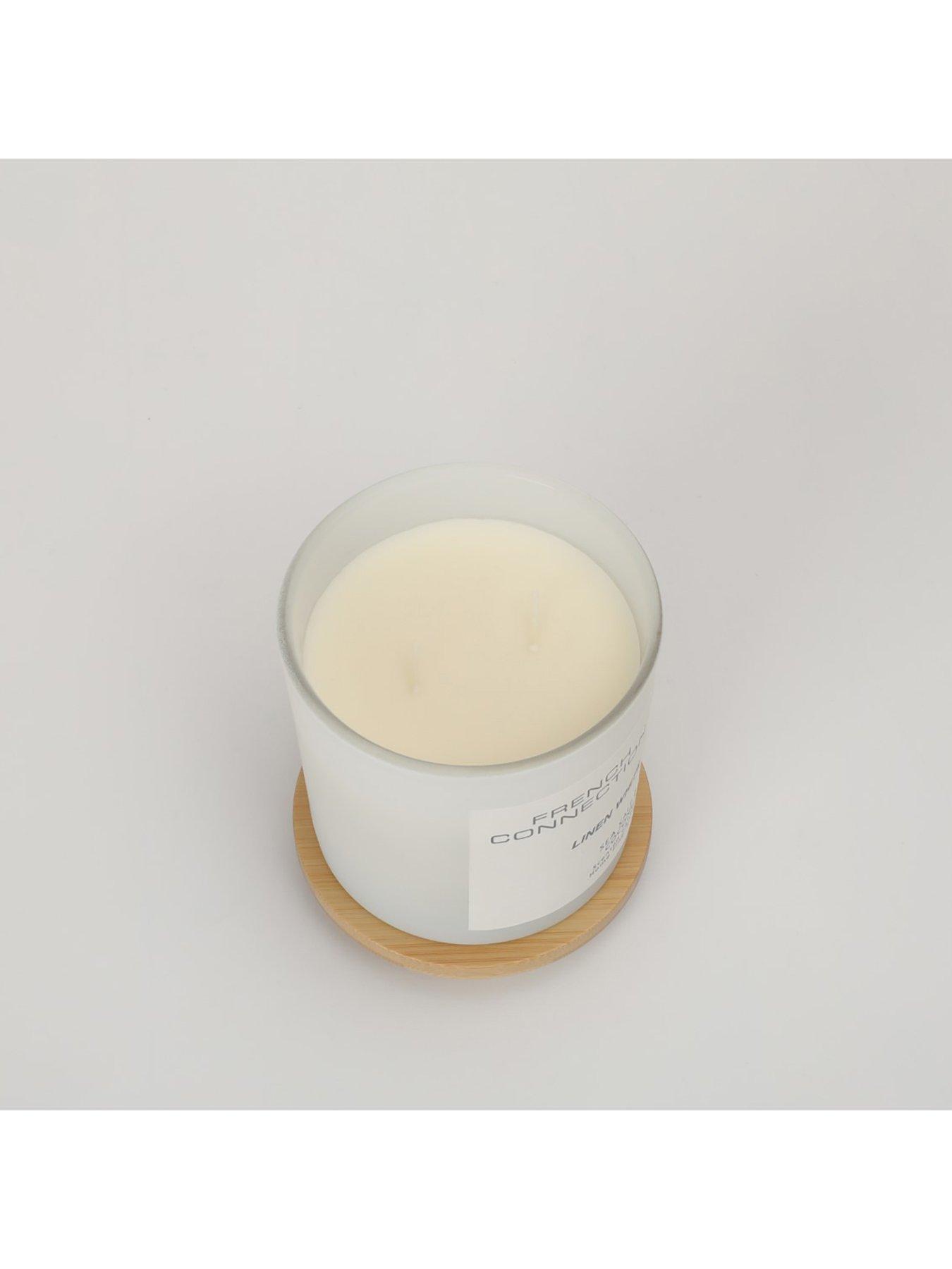 Image 4 of 4 of French Connection Linen White Serenity 322g Candle