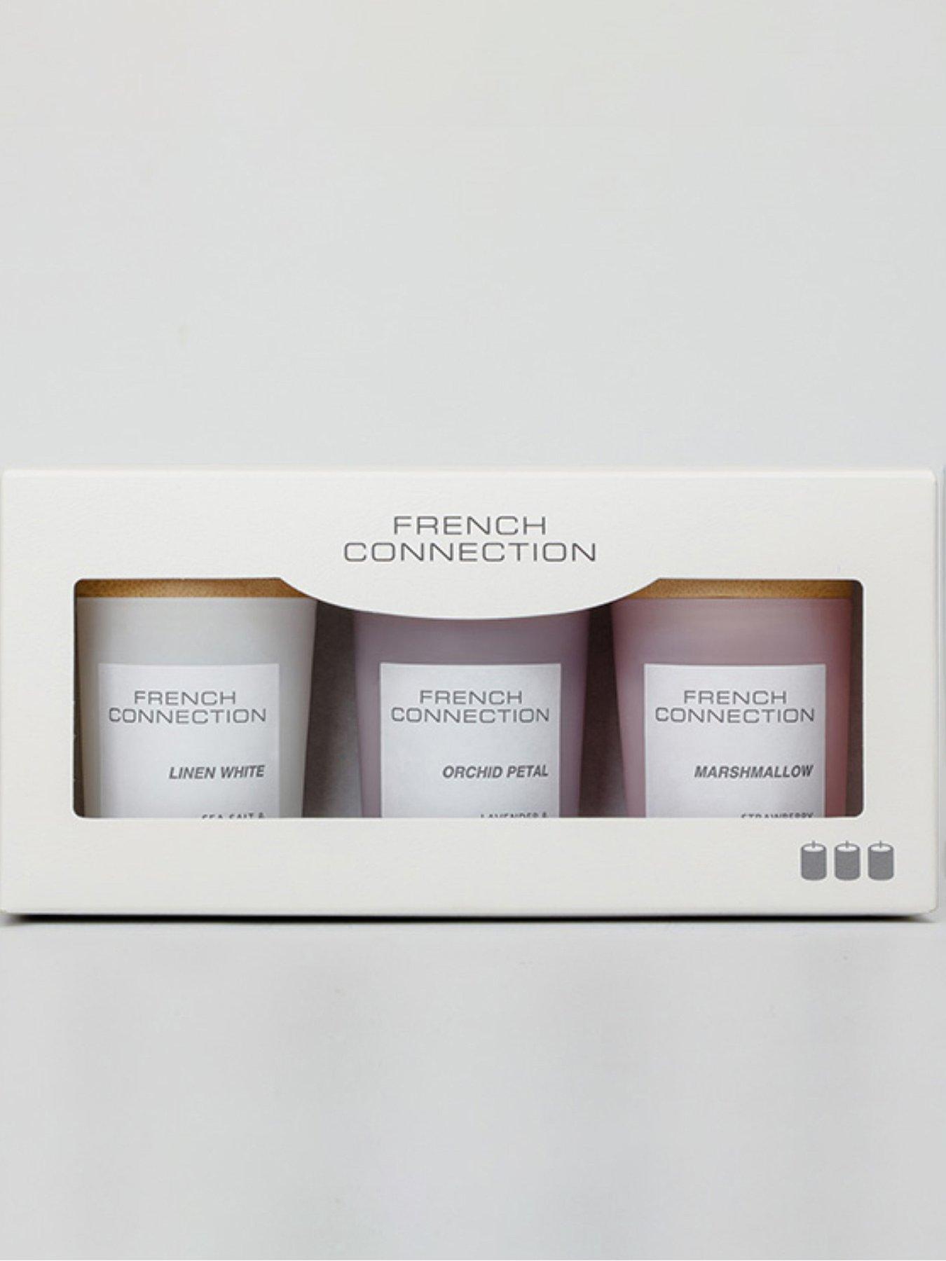 Image 1 of 4 of French Connection Serenity Candles (set Of 3)
