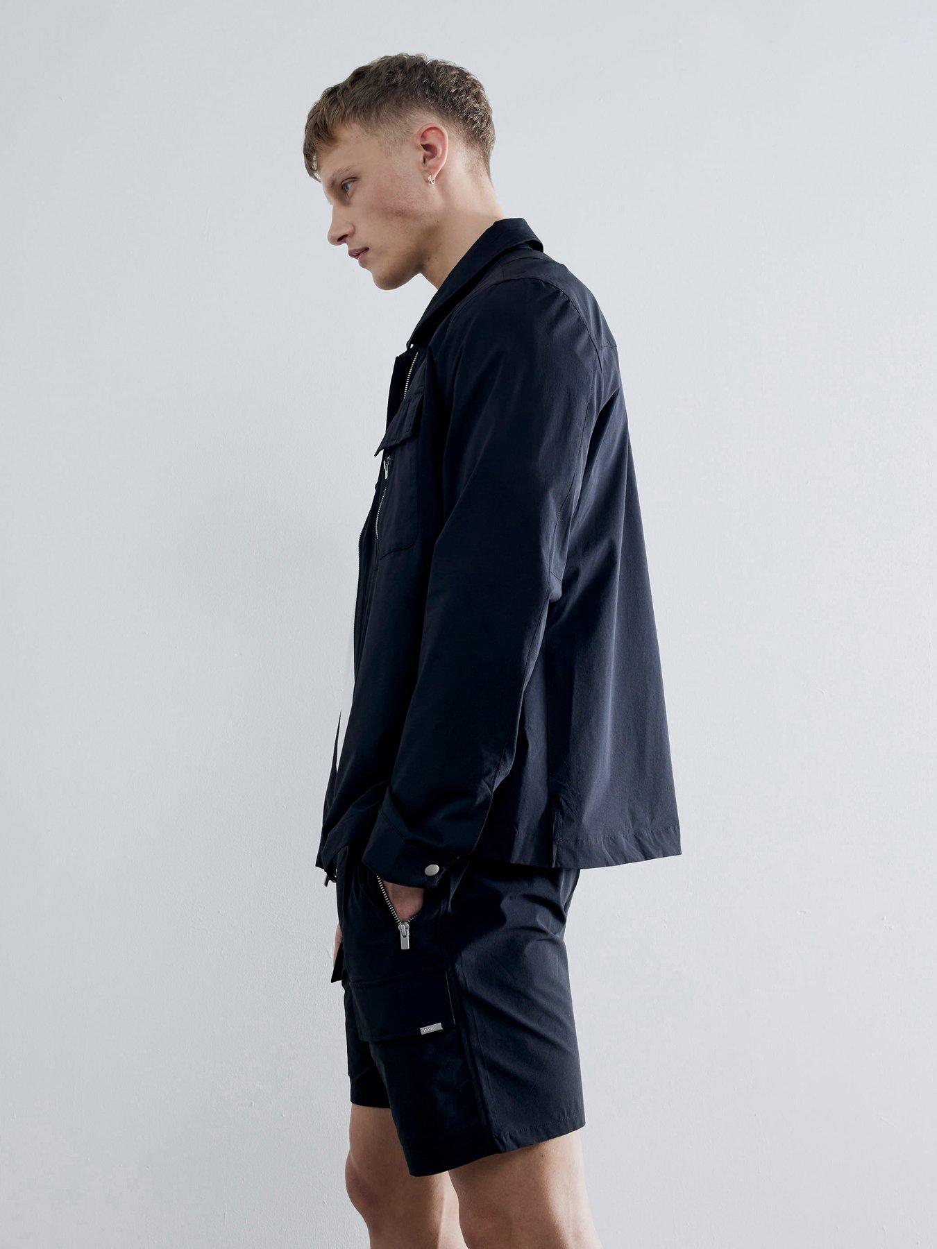 undefined Mayer Stretch Cargo Shorts - Black
