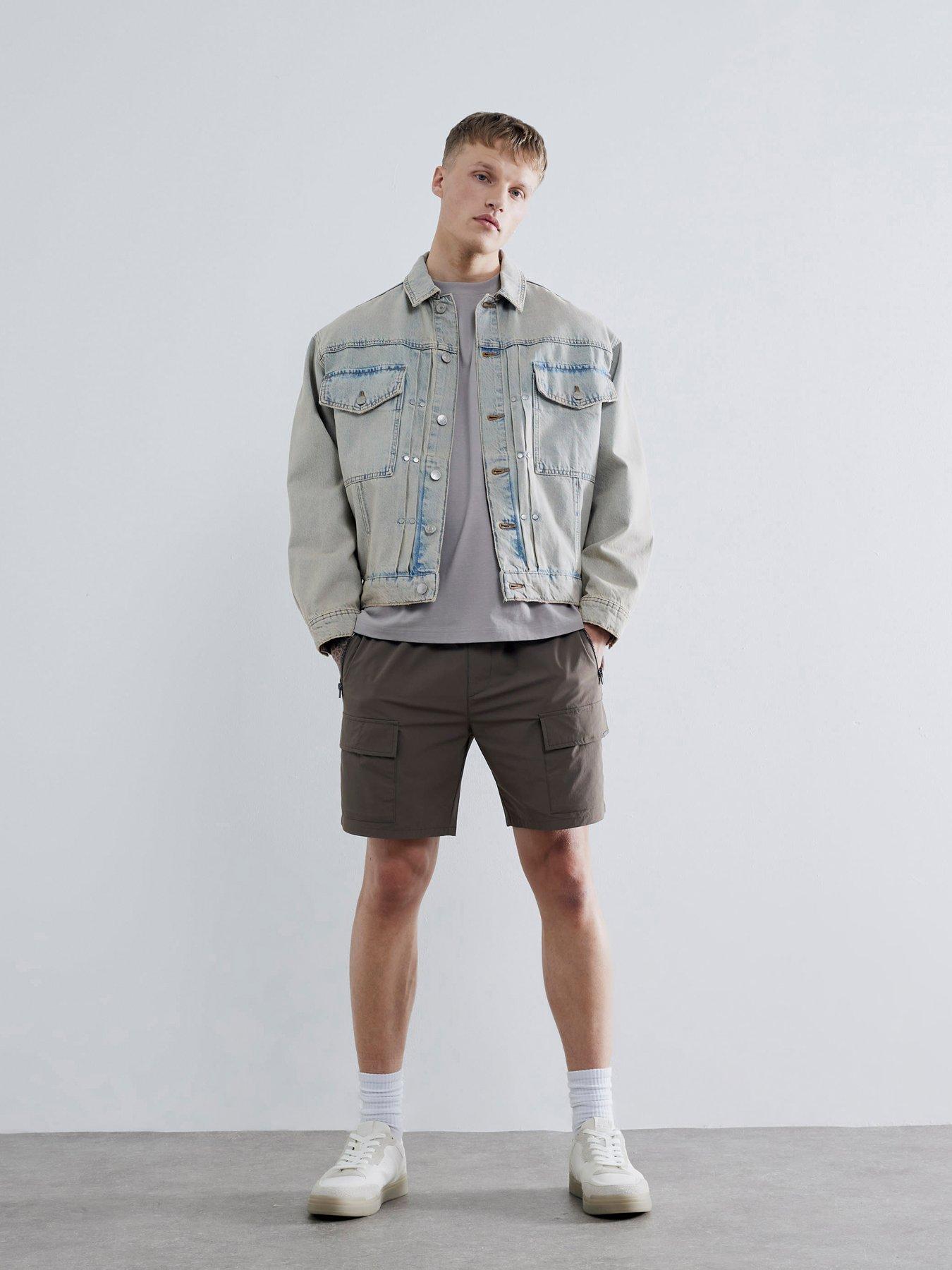 river-island-mayer-stretch-cargo-shorts