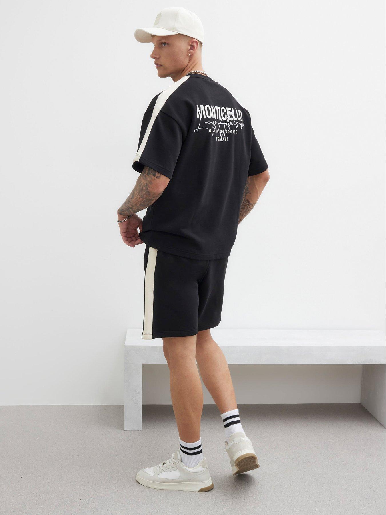  image of river-island-river-island-monticello-taped-shorts