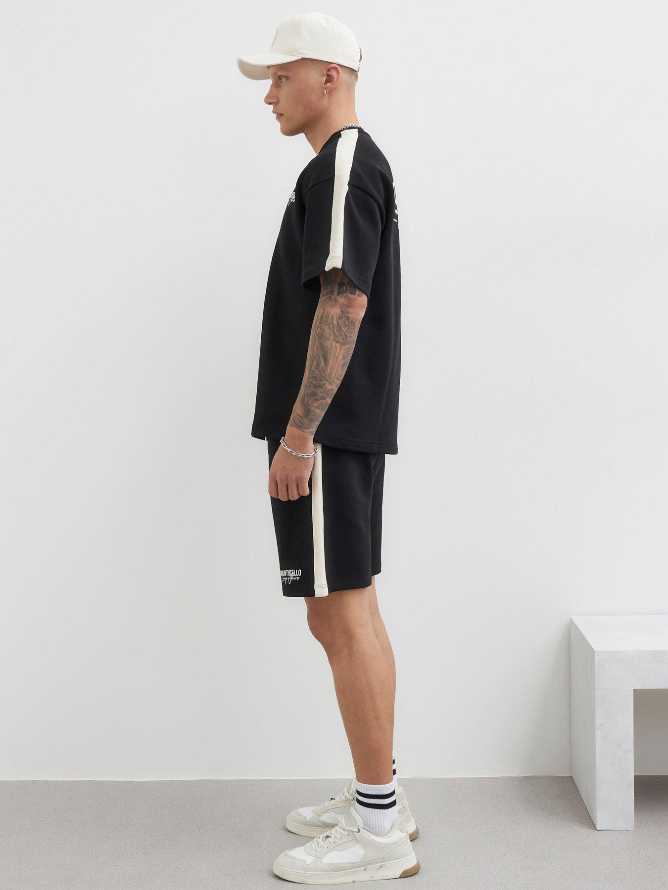  image of river-island-river-island-monticello-taped-shorts