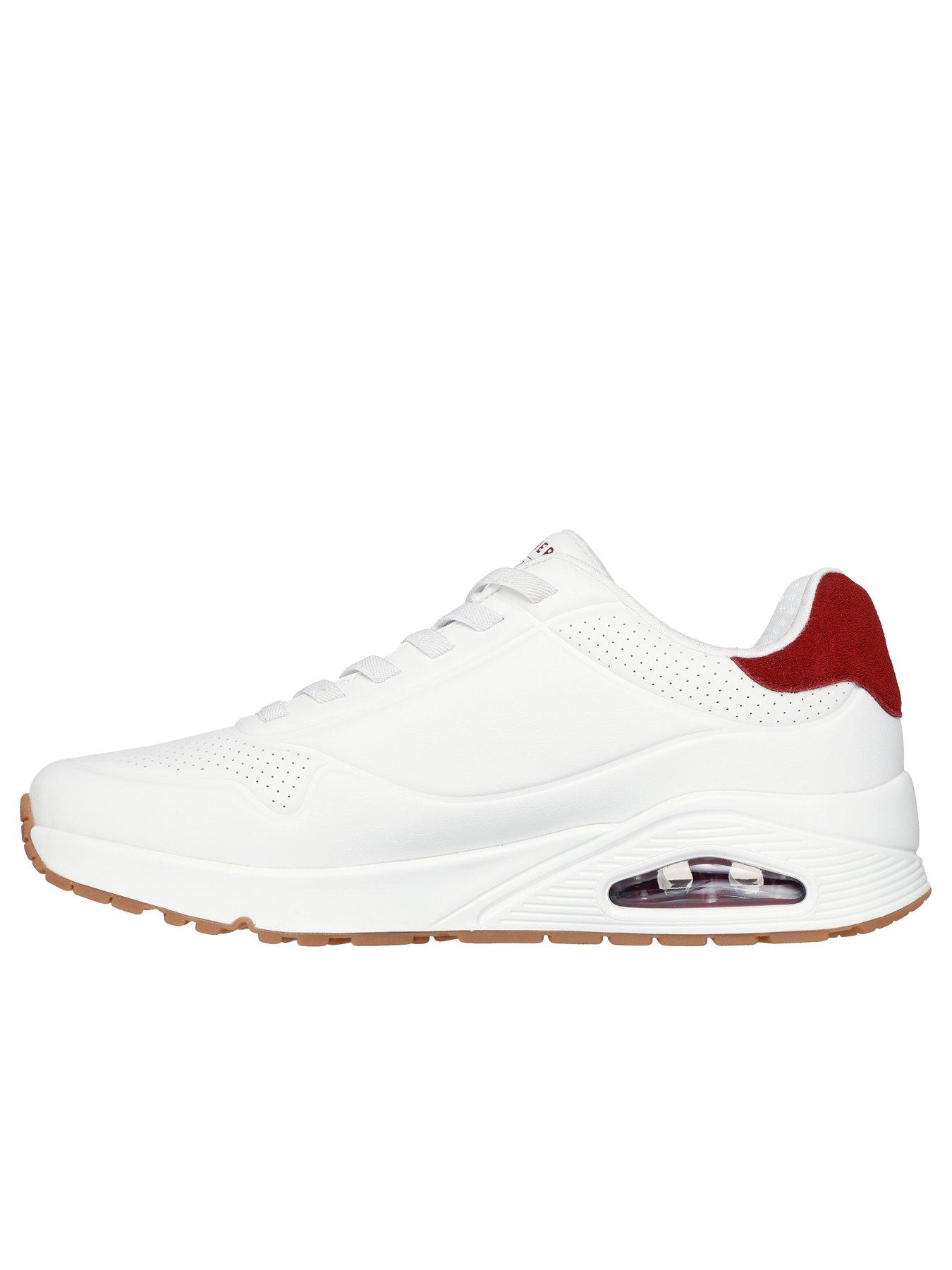  image of skechers-uno-bungee-lace-trainers--white
