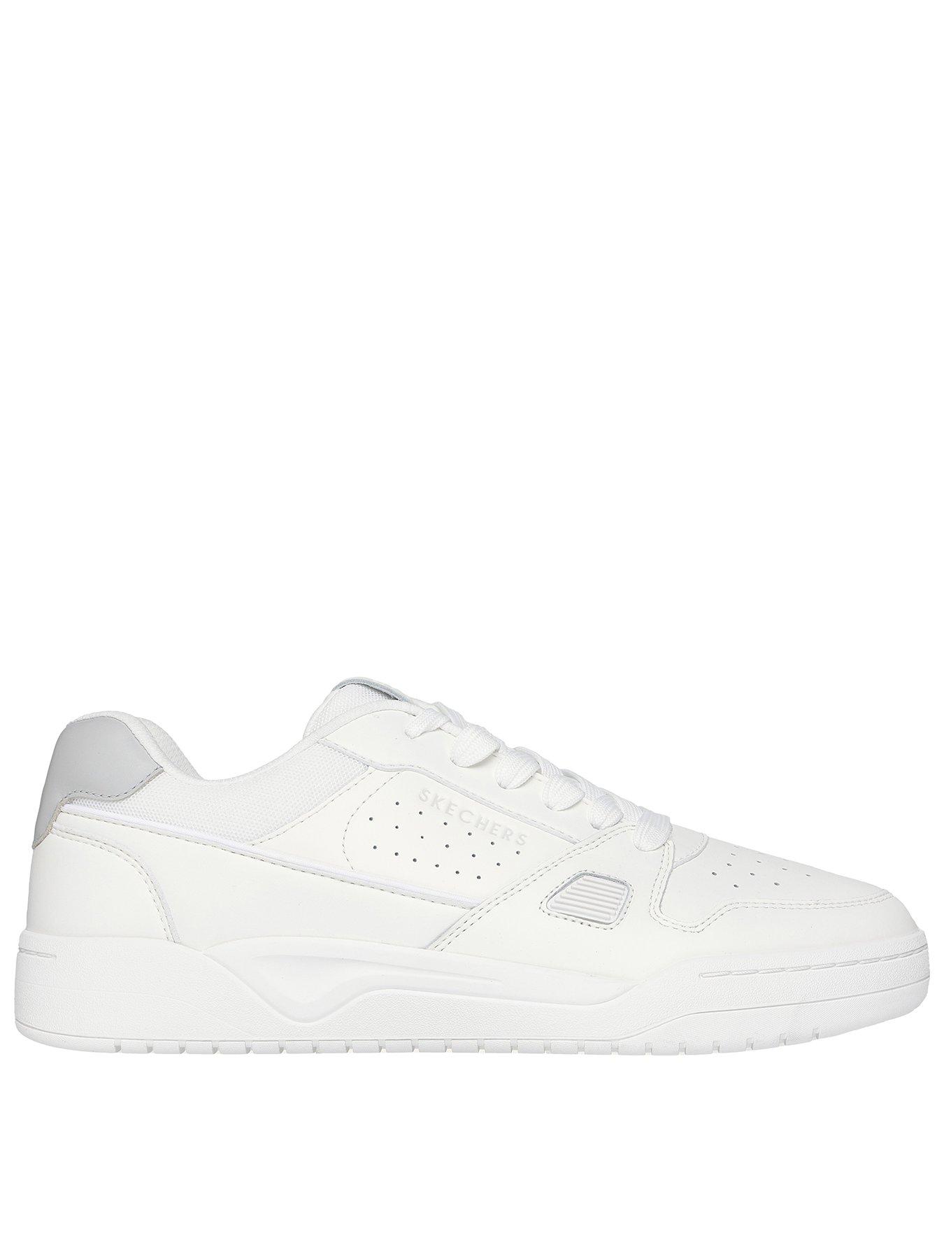  image of skechers-koopa-leather-trainers--white