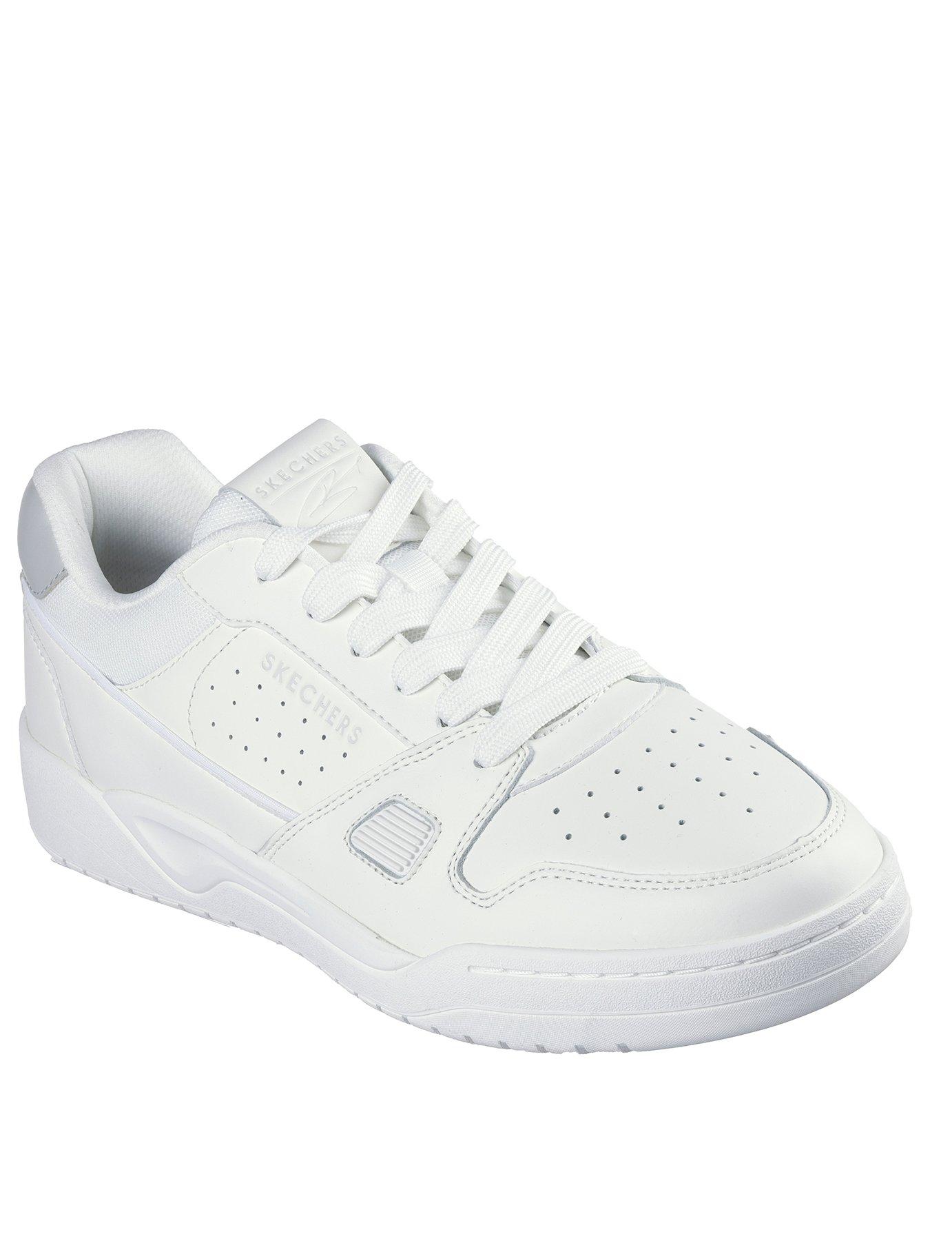  image of skechers-koopa-leather-trainers--white