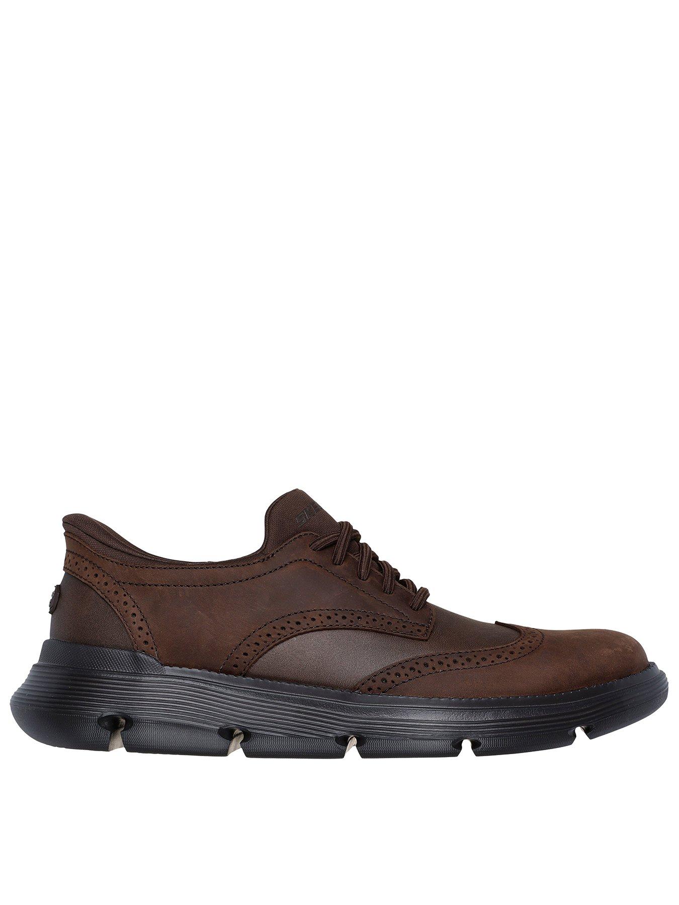 skechers-garza-sully-slip--ins-lace-up-shoes-dark-brown
