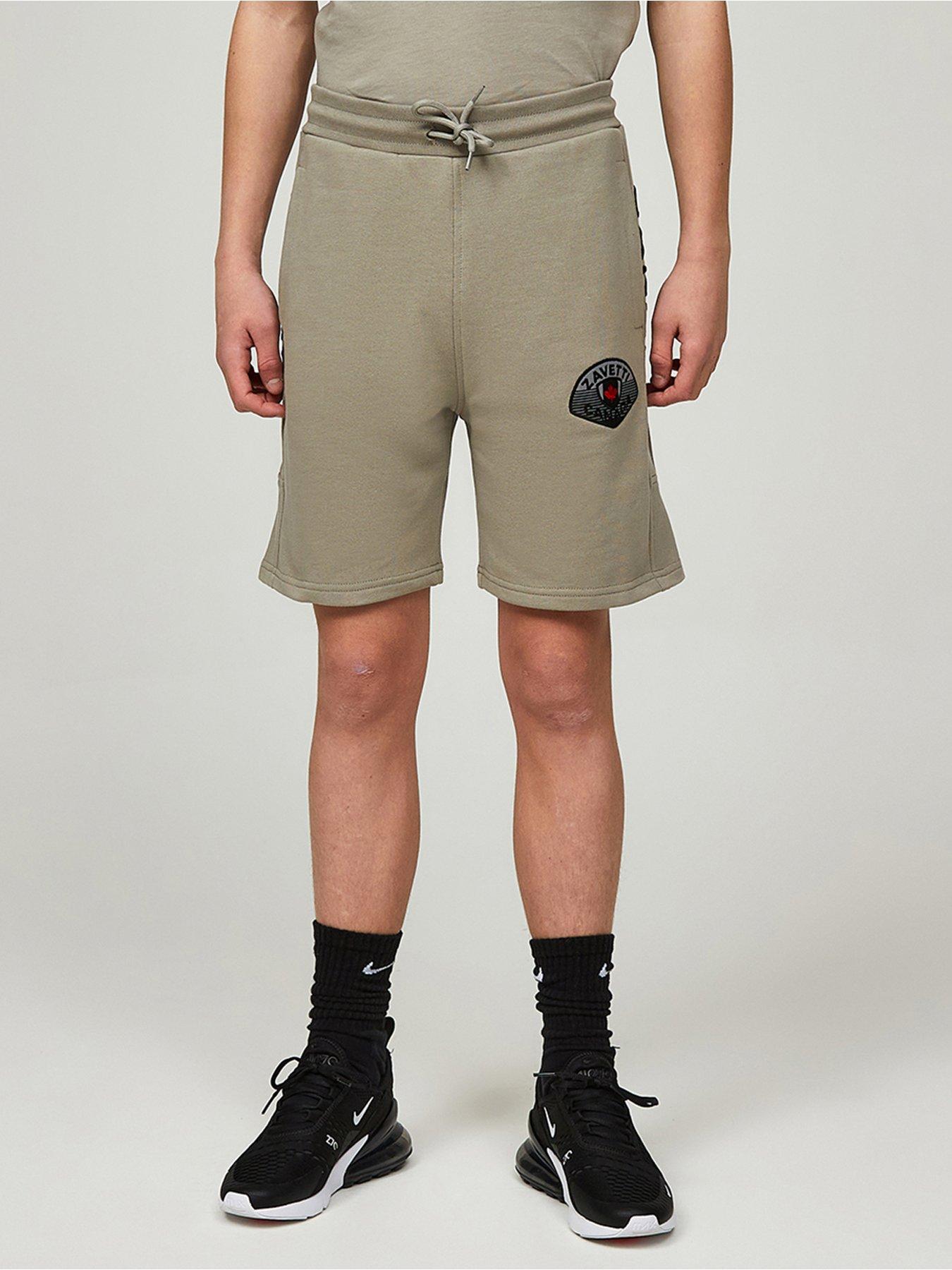 zavetti-canada-junior-boys-botticini-reflective-short-dark-grey