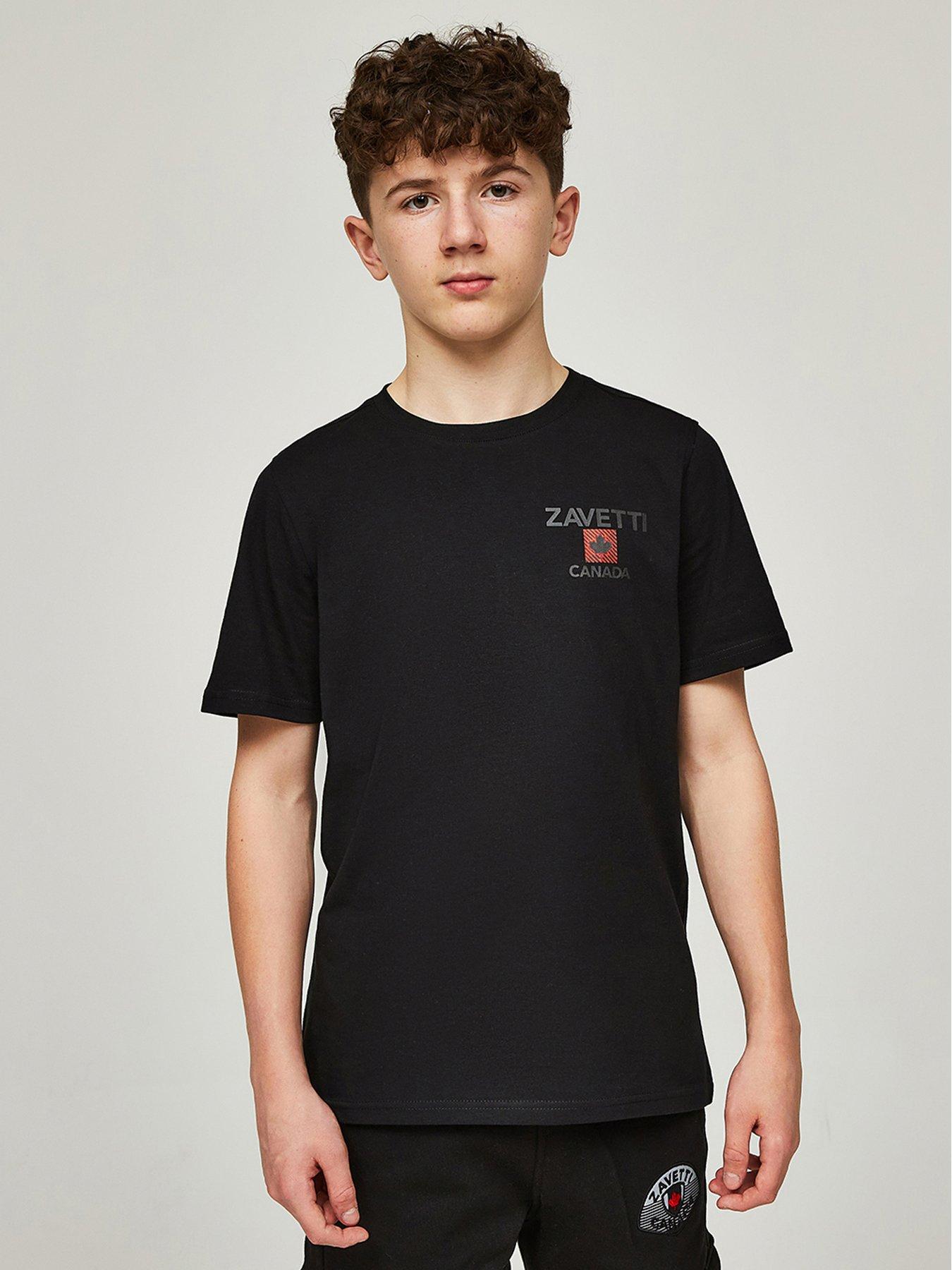 zavetti-canada-junior-boys-matera-short-sleeve-t-shirt-black