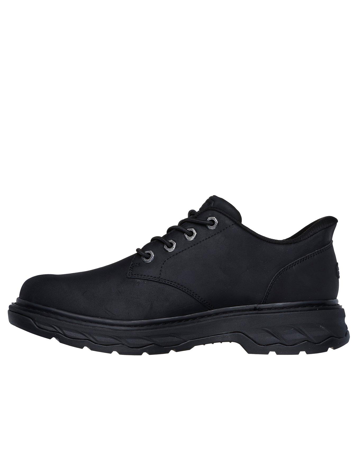  image of skechers-lockett--gustav-slip--ins-bungee-lace-up-shoe-black