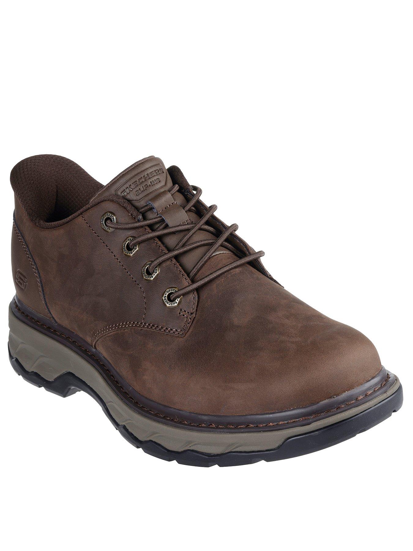 Image 2 of 5 of Skechers Lockett- Gustav Slip- Ins Bungee Lace Up Shoe-dark Brown