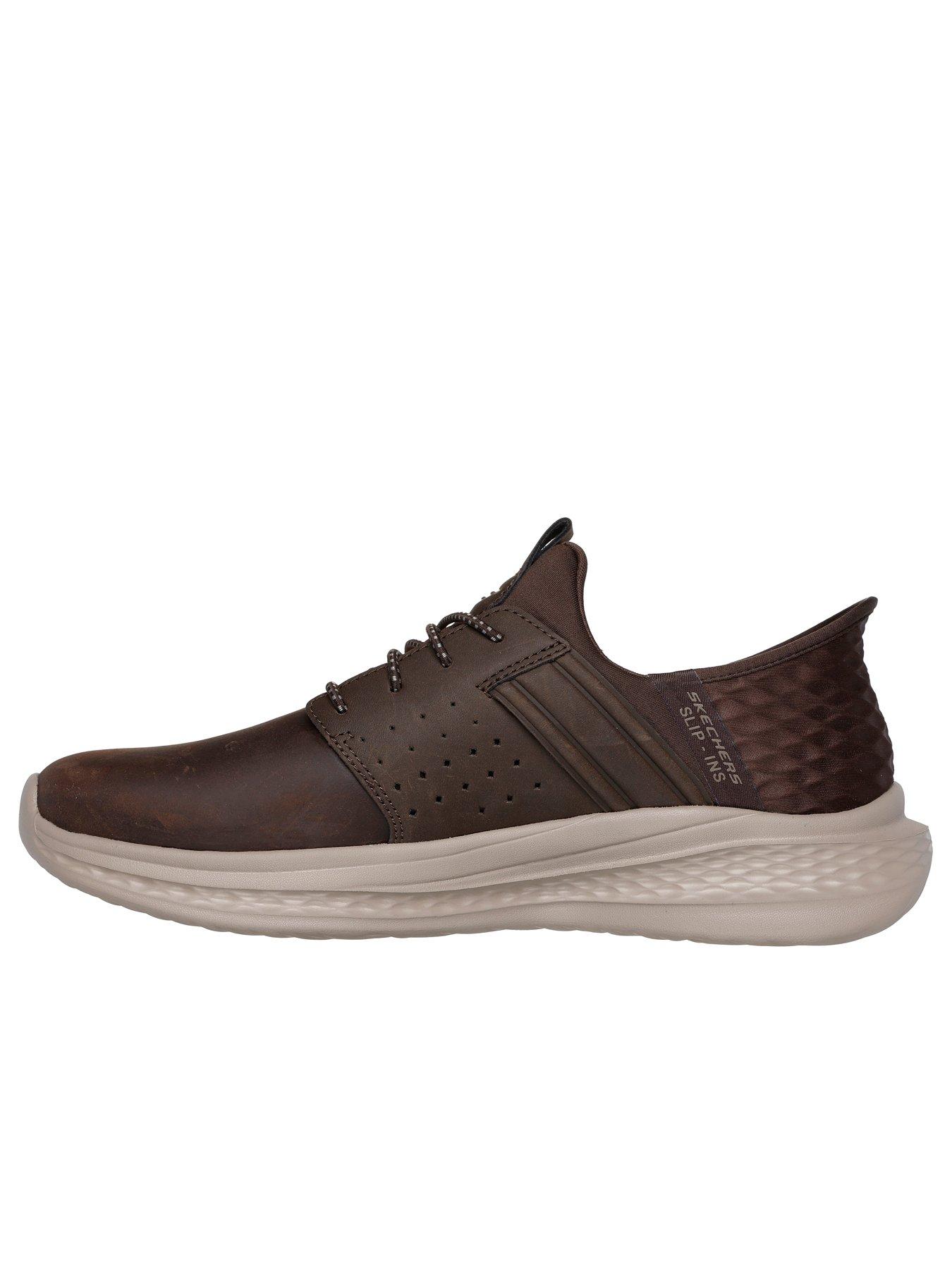 Image 5 of 5 of Skechers Slip-ins Slade Bungee Lace Up Shoes-brown