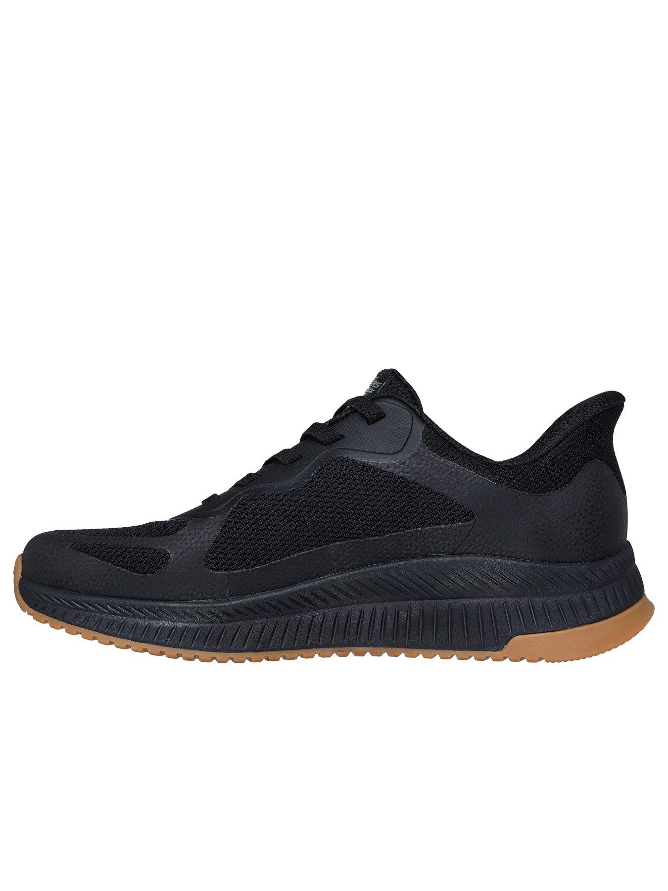 Image 5 of 5 of Skechers Bobs Squad 4 Slip- Ins Lace Up Trainers-black
