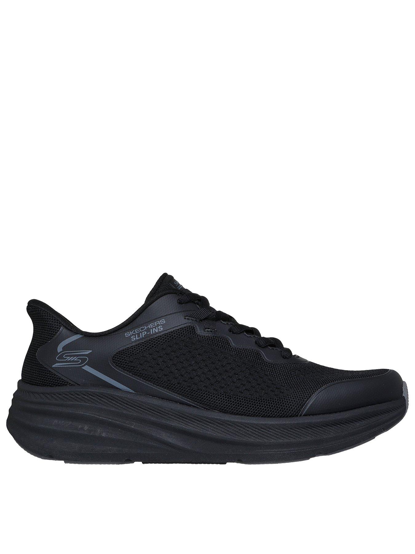 undefined Slip- Ins Fly Knit Lace Up Trainers-black