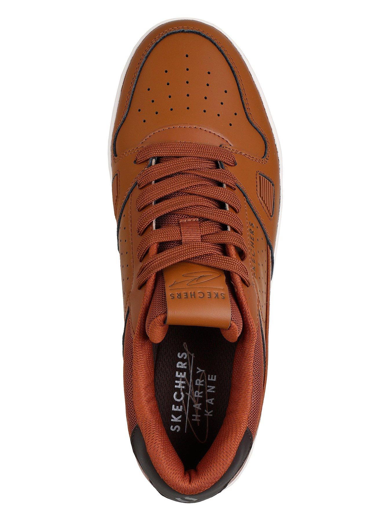 Image 3 of 5 of Skechers Koopa Leather Trainers- Brown