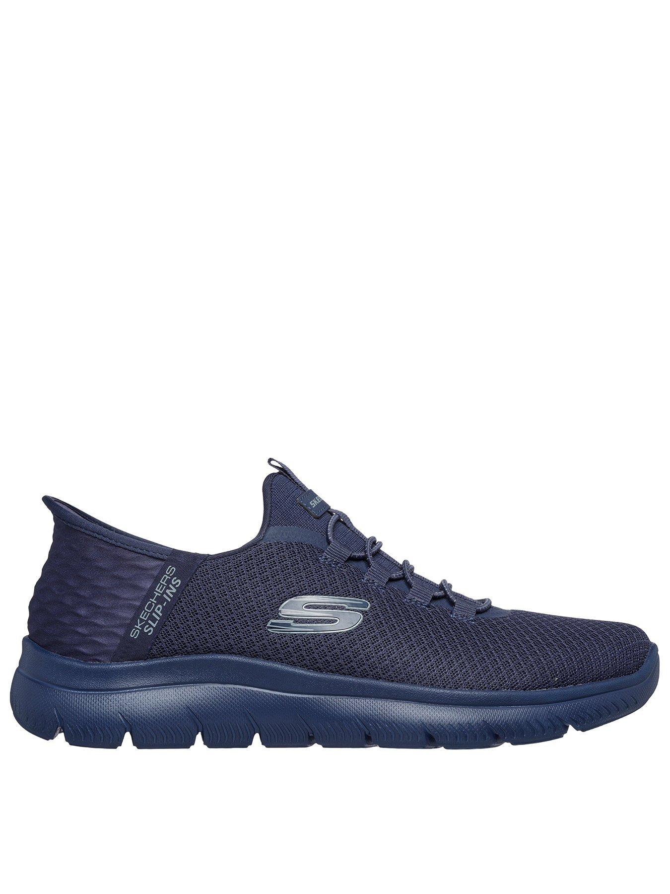 Image 1 of 2 of Skechers Summit Slip- Ins With Memory Foam Trainers-navy