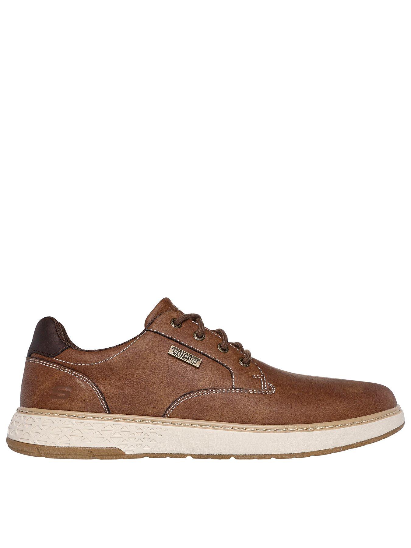 Skechers Garlan - pryor Waterproof Lace Up Shoes - Brown