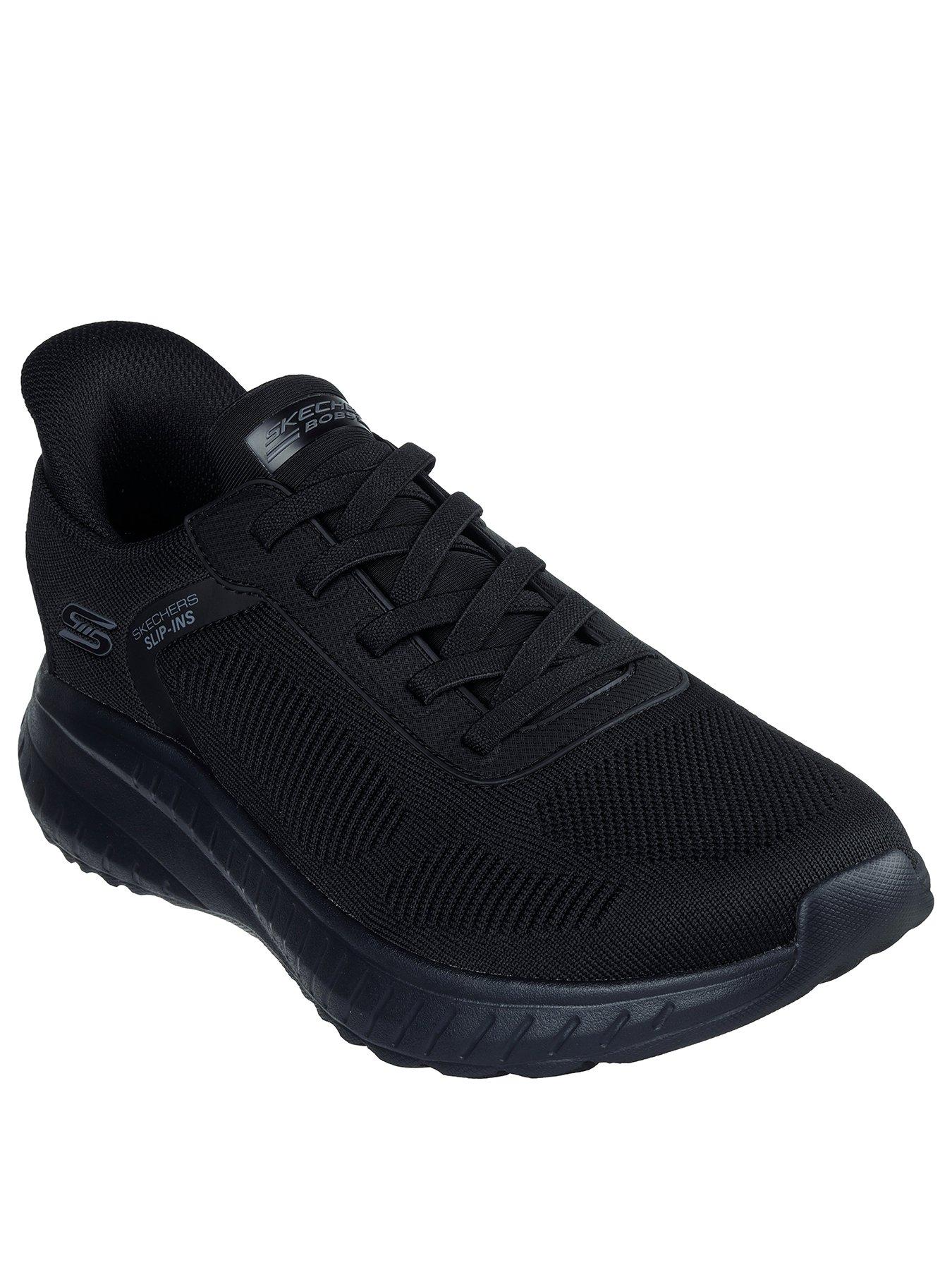 Image 2 of 5 of Skechers Bob Squad Chaos Slip- Ins Bungee Trainers-black
