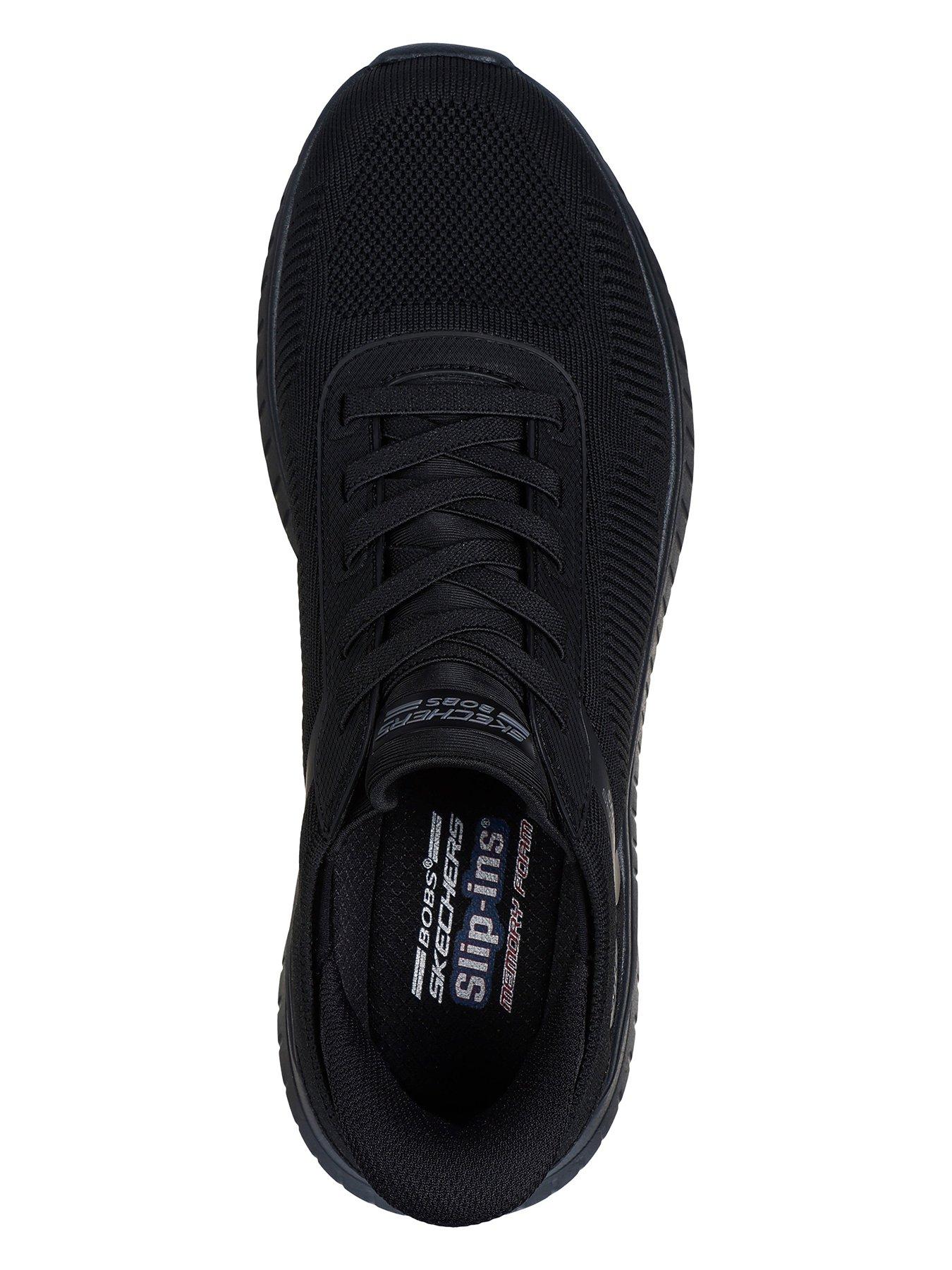 Image 3 of 5 of Skechers Bob Squad Chaos Slip- Ins Bungee Trainers-black